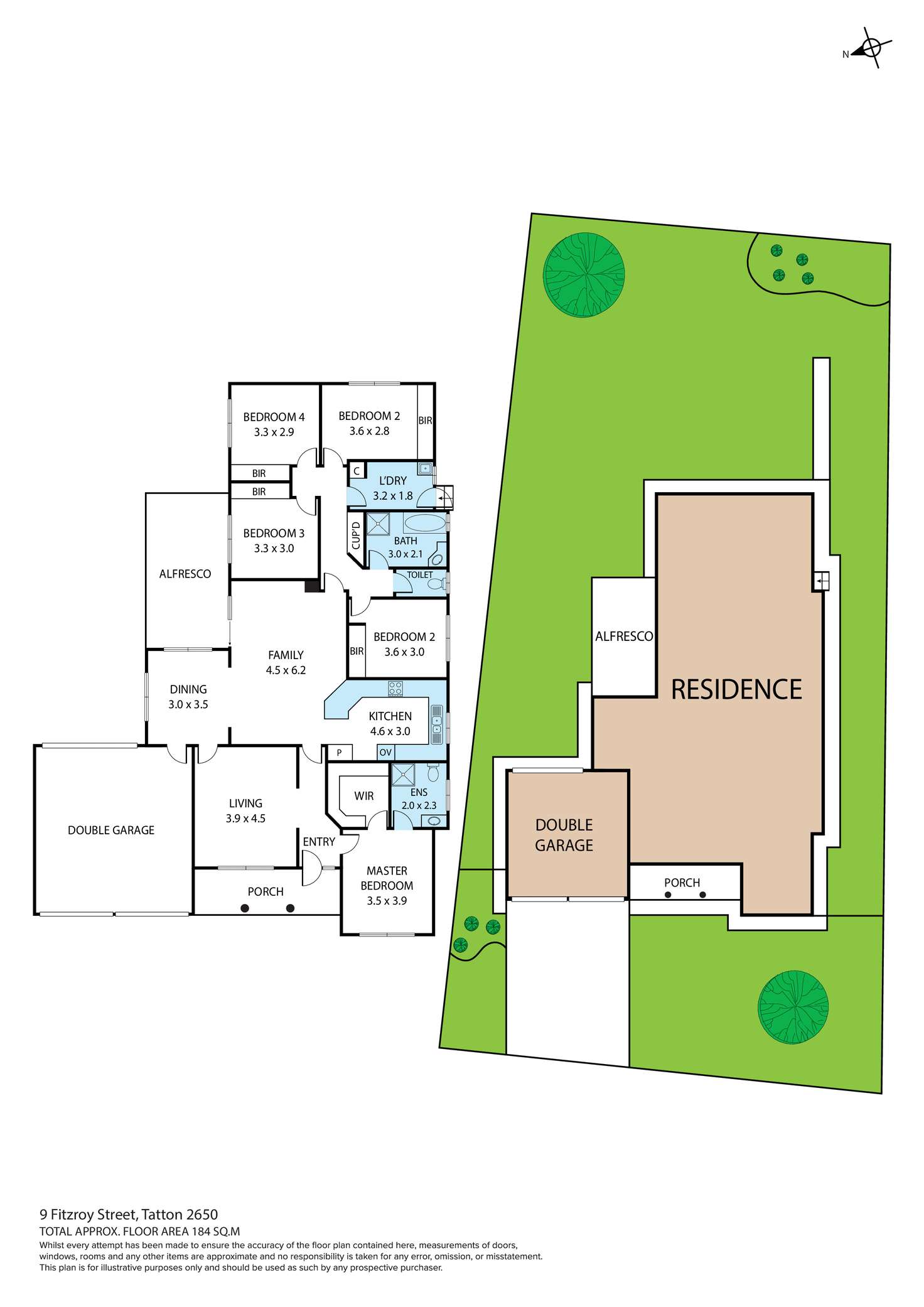 Floorplan of Homely house listing, 9 Fitzroy Street, Tatton NSW 2650