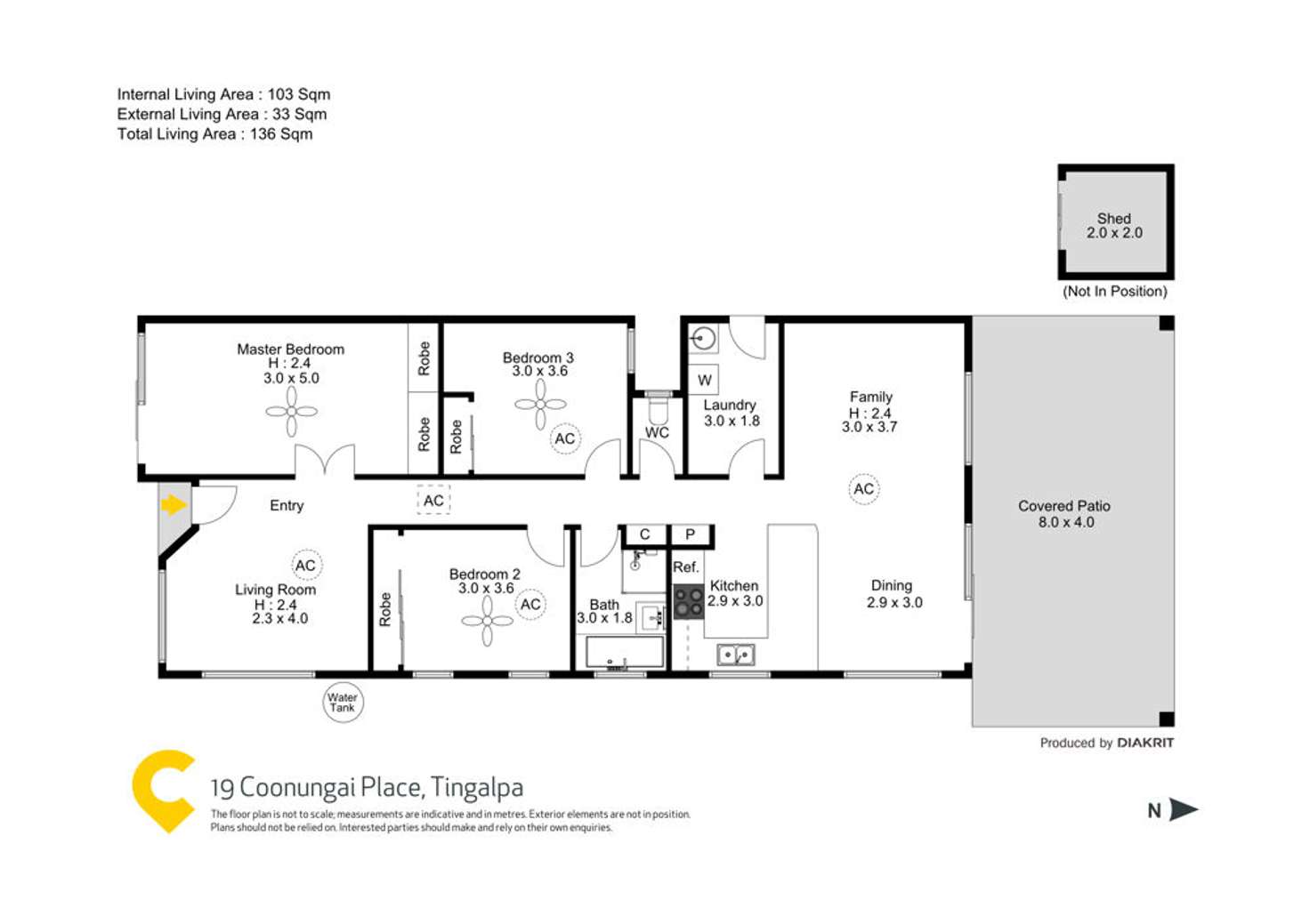 Floorplan of Homely house listing, 19 Coonungai Place, Tingalpa QLD 4173