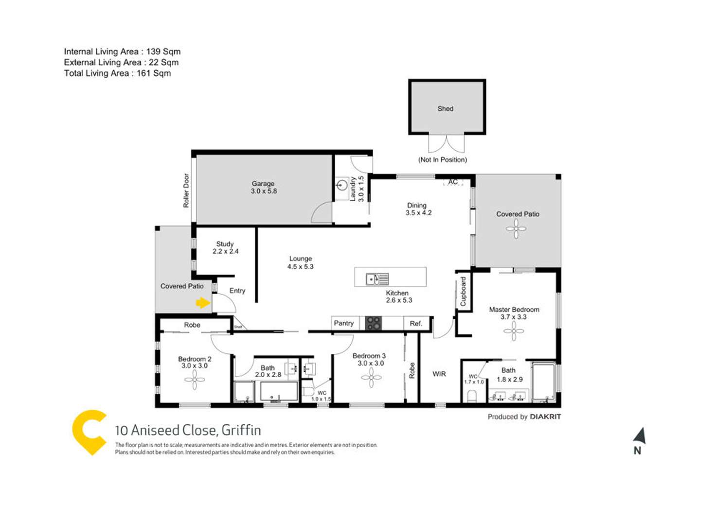 Floorplan of Homely house listing, 10 Aniseed Crescent, Griffin QLD 4503