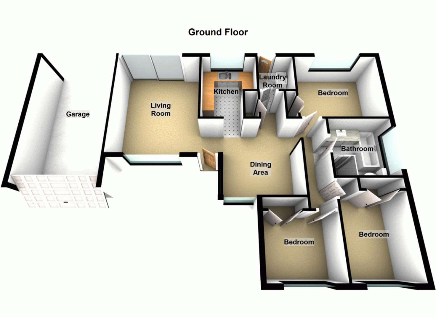 Floorplan of Homely house listing, 4 Melrose Place, Eagleby QLD 4207