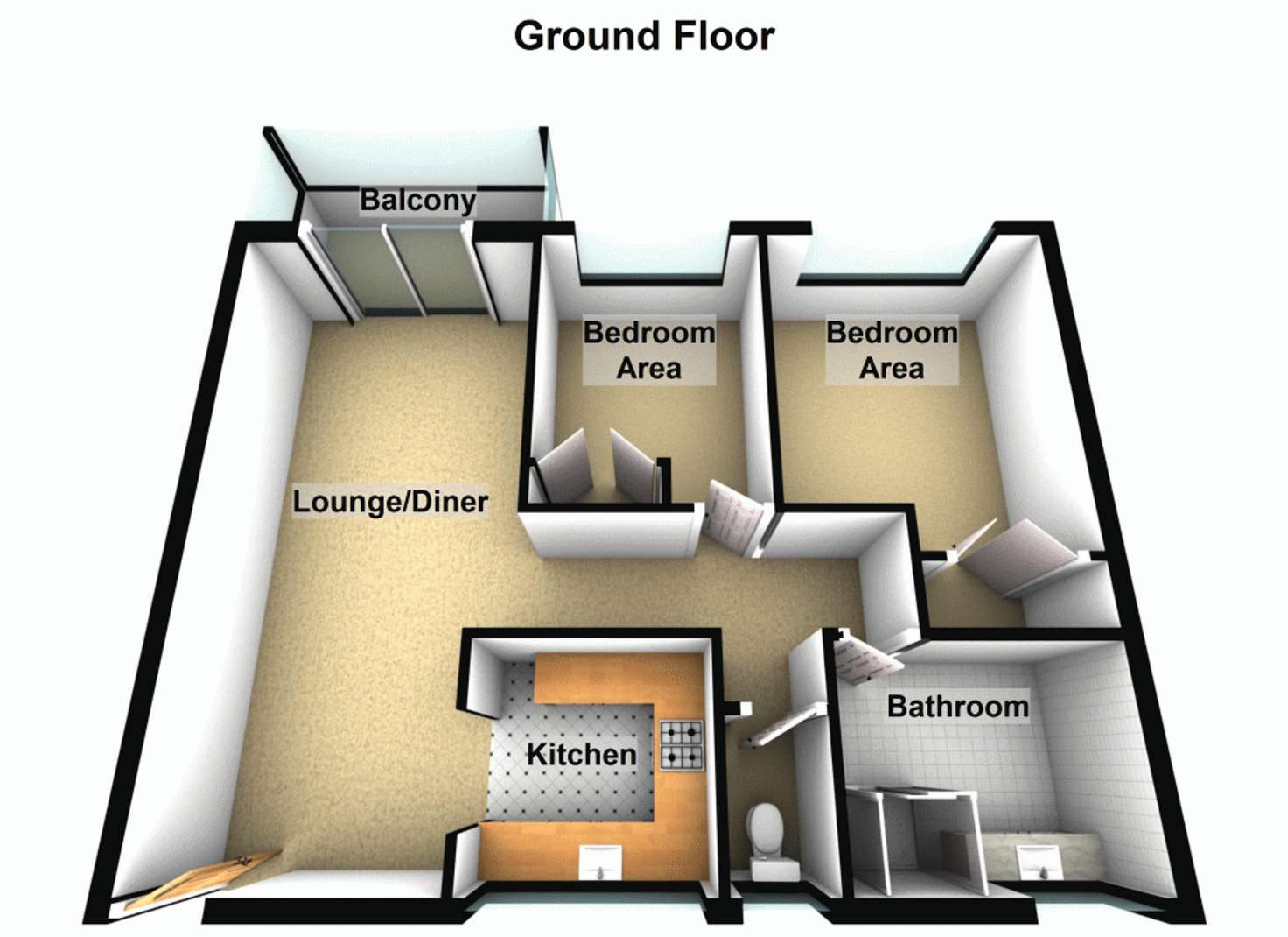 Floorplan of Homely unit listing, 2/20 McIlwraith Street, Auchenflower QLD 4066