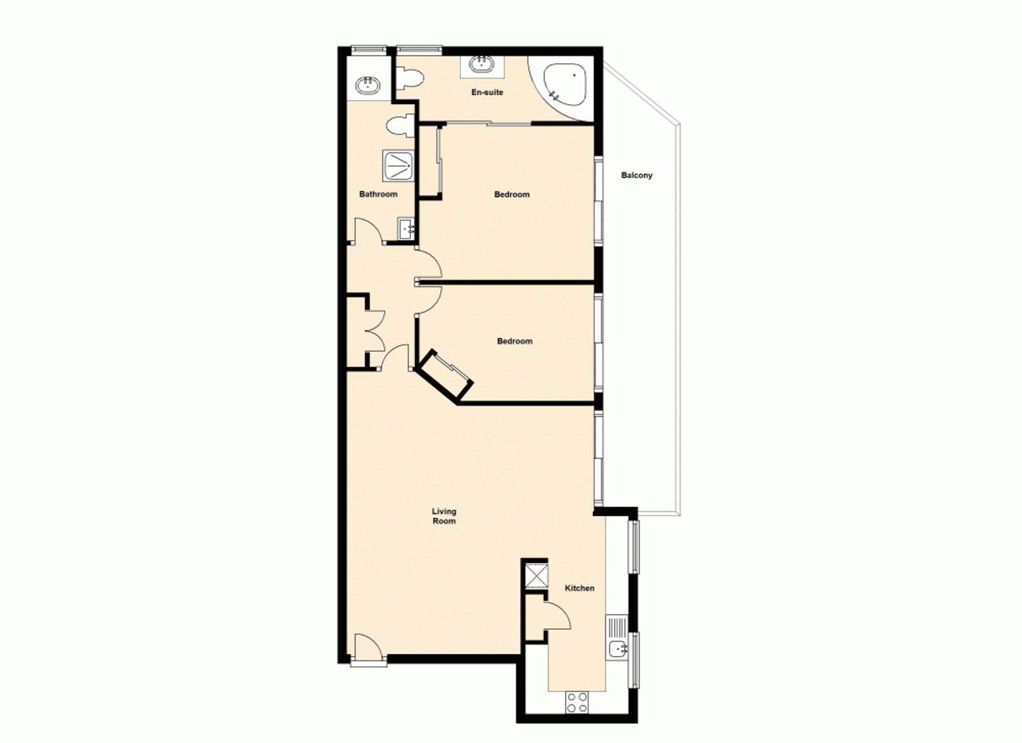 Floorplan of Homely unit listing, 5/22 Ridley Street, Auchenflower QLD 4066