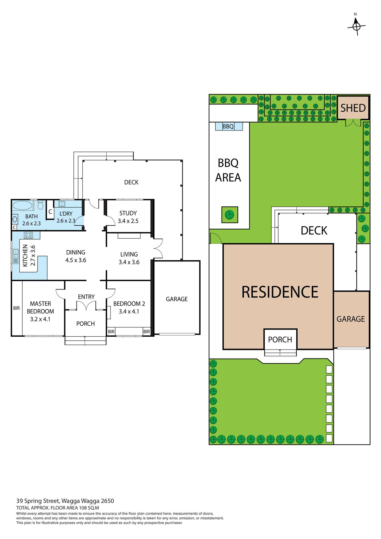 Floorplan of Homely house listing, 39 Spring Street, Wagga Wagga NSW 2650