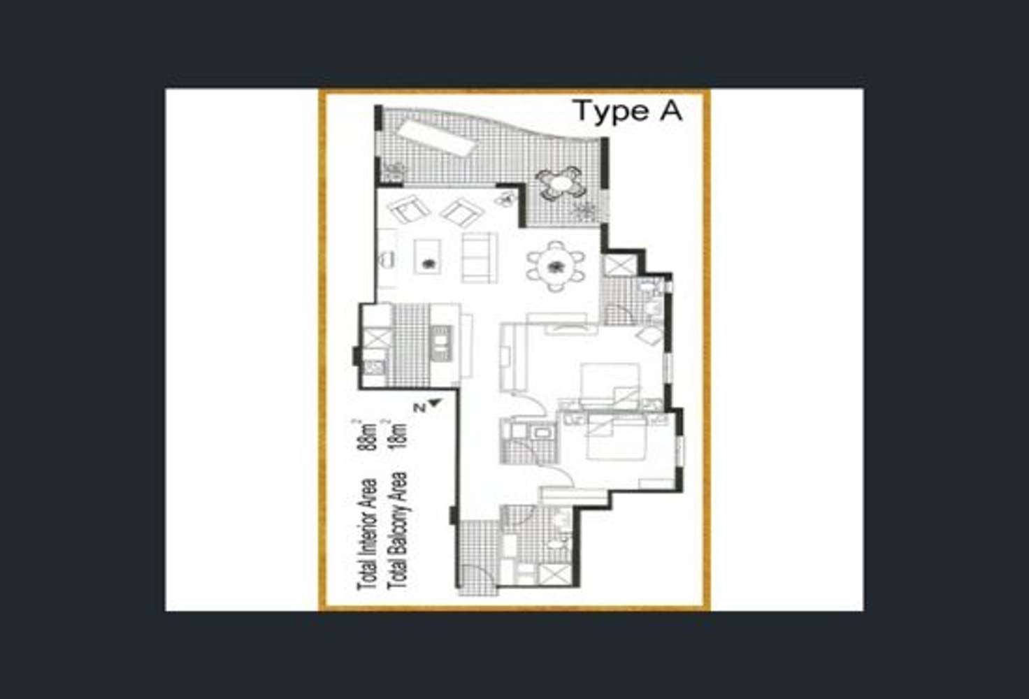 Floorplan of Homely apartment listing, 33 446 Ann Street Brisbane, Brisbane City QLD 4000