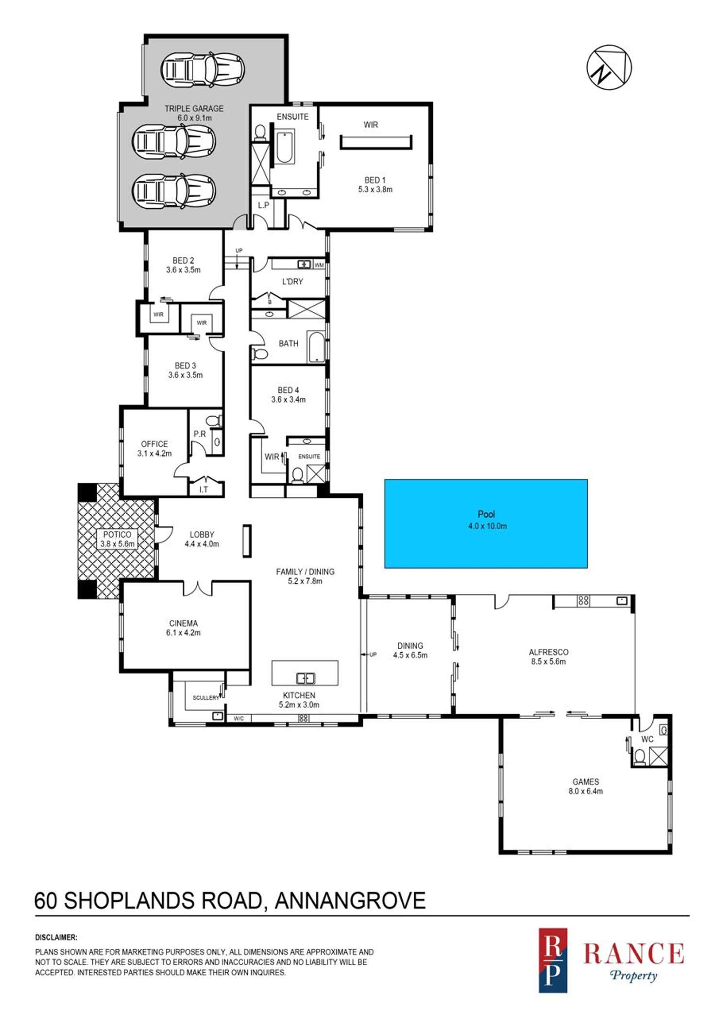 Floorplan of Homely residentialLand listing, 60 Shoplands Road, Annangrove NSW 2156