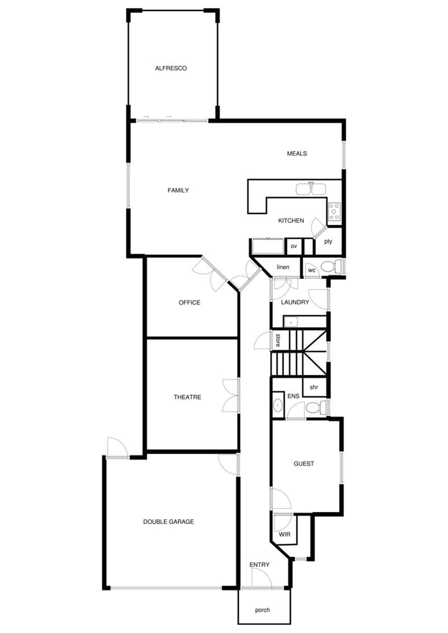 Floorplan of Homely house listing, 8A Downey Drive, Manning WA 6152