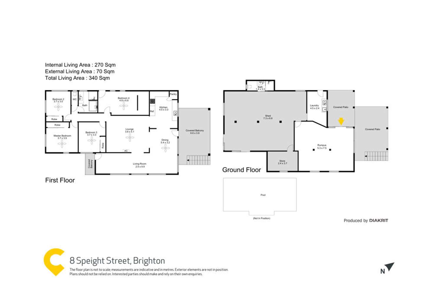 Floorplan of Homely house listing, 8 Speight Street, Brighton QLD 4017