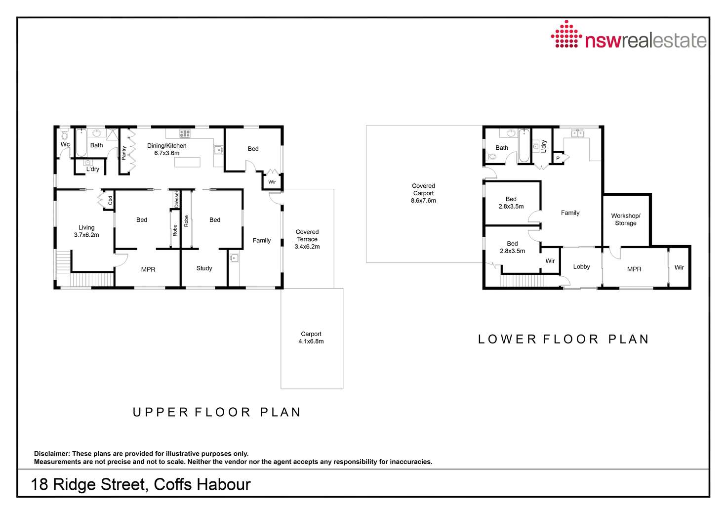 Floorplan of Homely house listing, 18 Ridge Street, Coffs Harbour NSW 2450