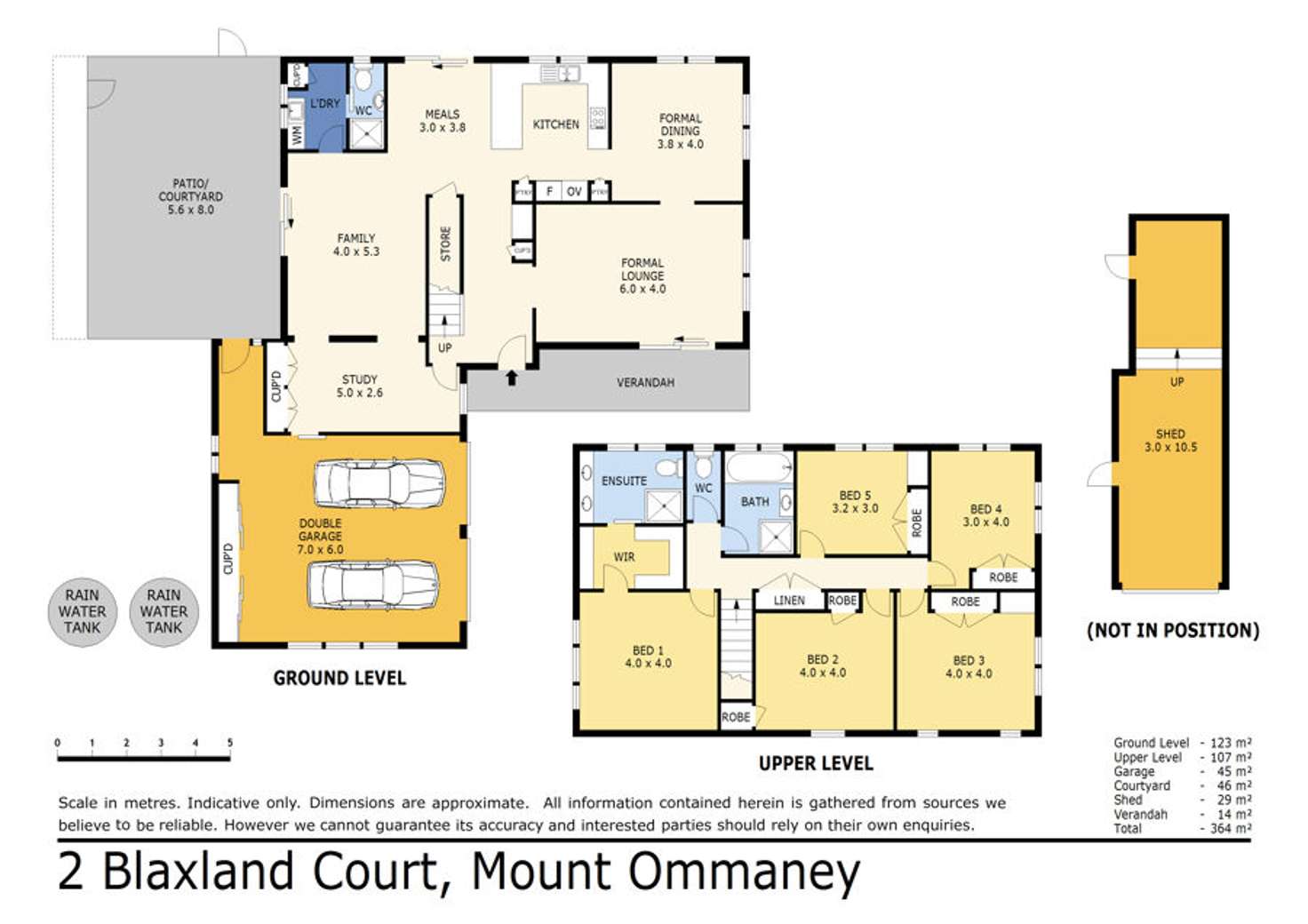 Floorplan of Homely house listing, 2 Blaxland Court, Mount Ommaney QLD 4074