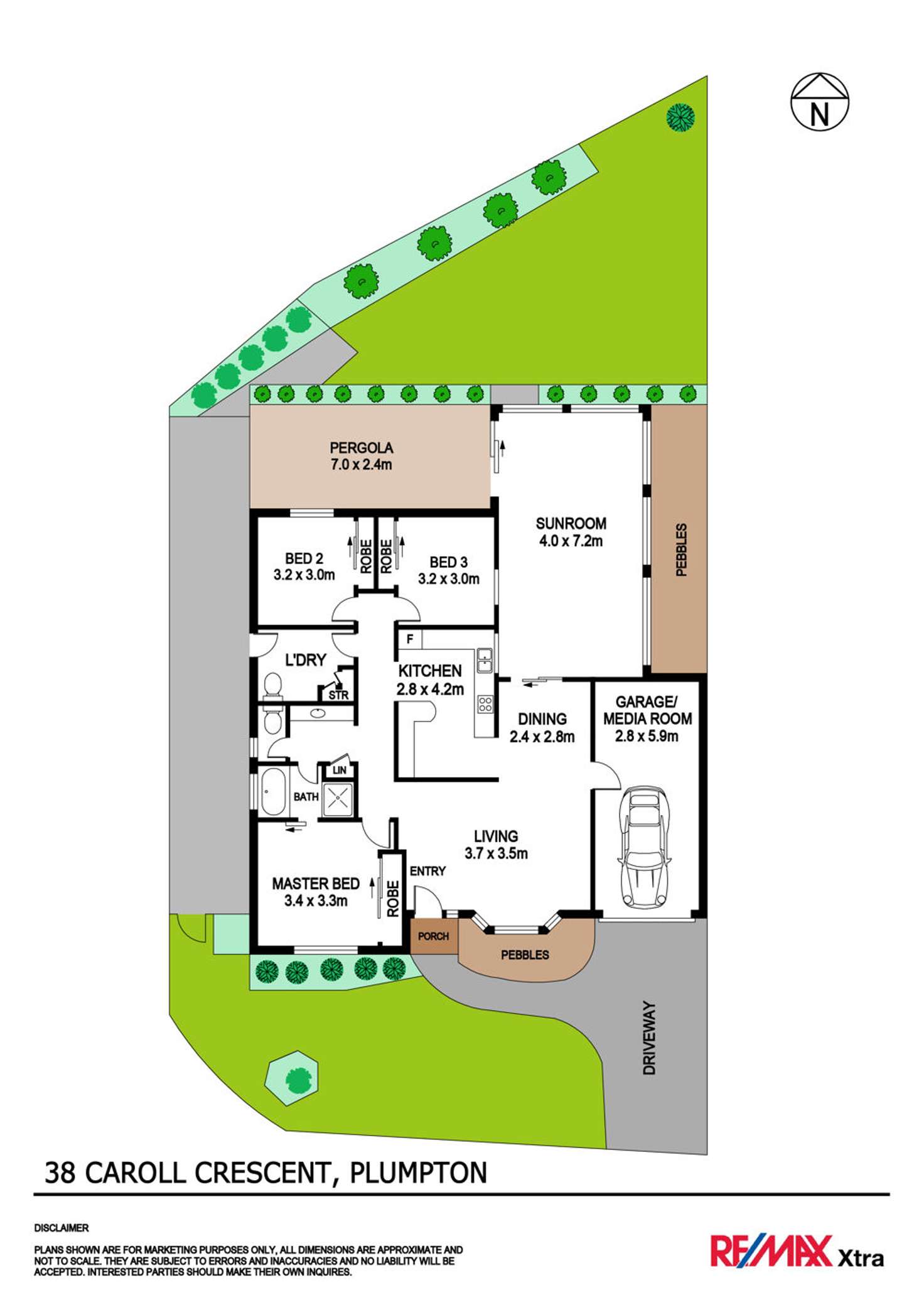 Floorplan of Homely house listing, 38 Carroll Crescent, Plumpton NSW 2761