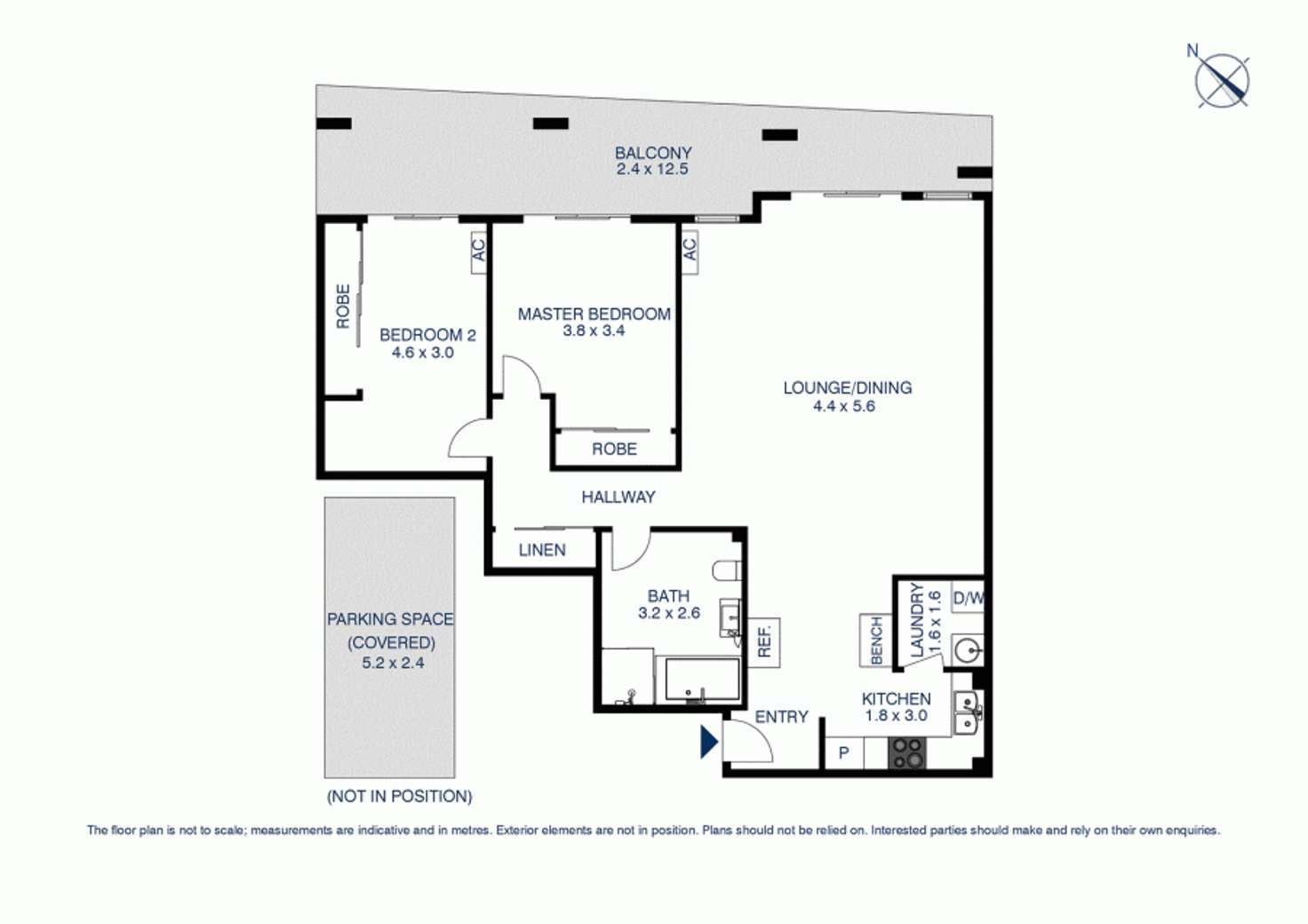 Floorplan of Homely apartment listing, 2/9 Griffiths Street, Blacktown NSW 2148