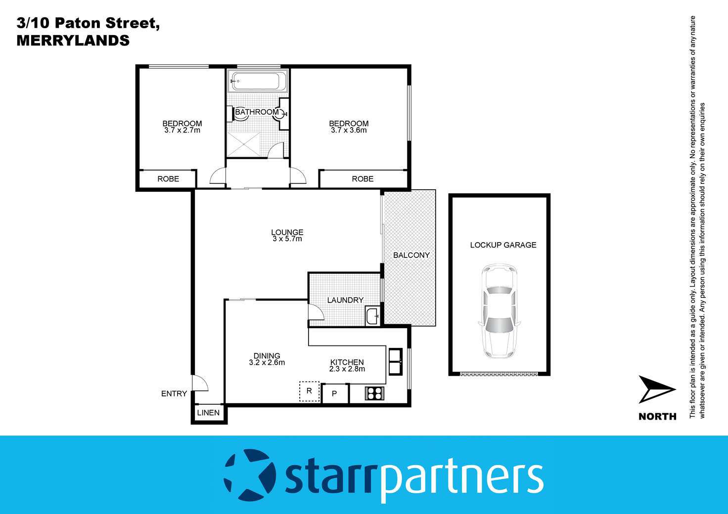 Floorplan of Homely unit listing, 3/10-12 Paton Street, Merrylands NSW 2160