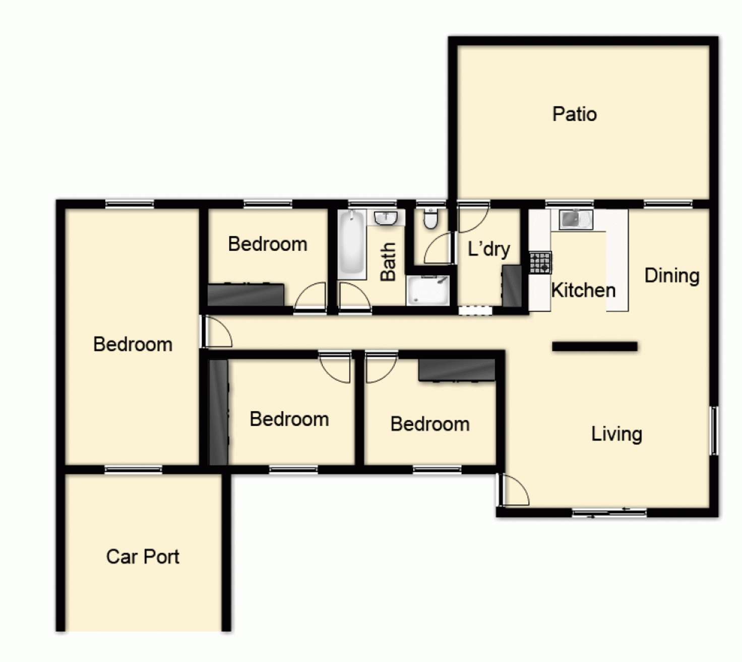 Floorplan of Homely house listing, 38 Wootton Crescent, Springwood QLD 4127