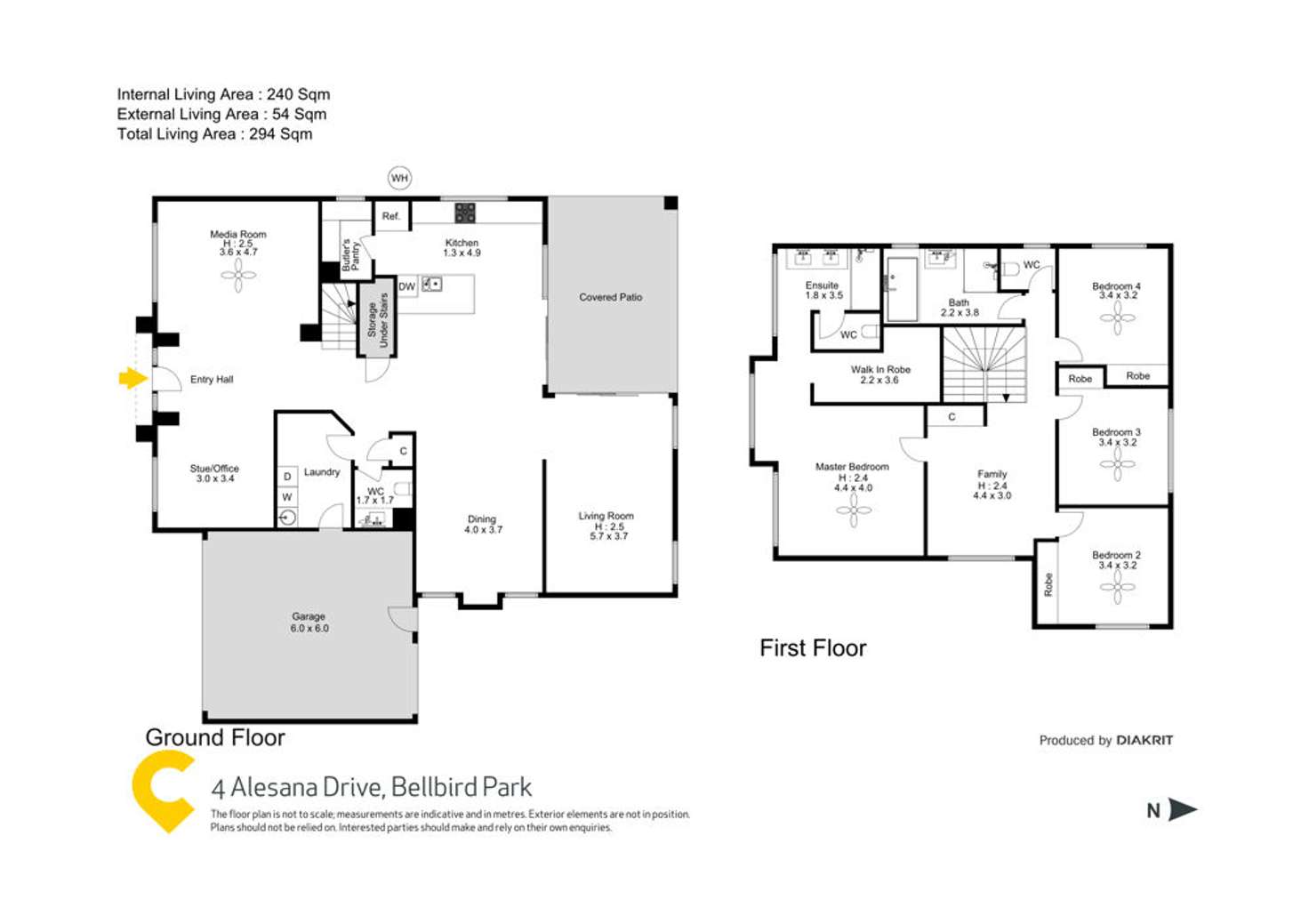 Floorplan of Homely house listing, 4 Alesana Drive, Bellbird Park QLD 4300