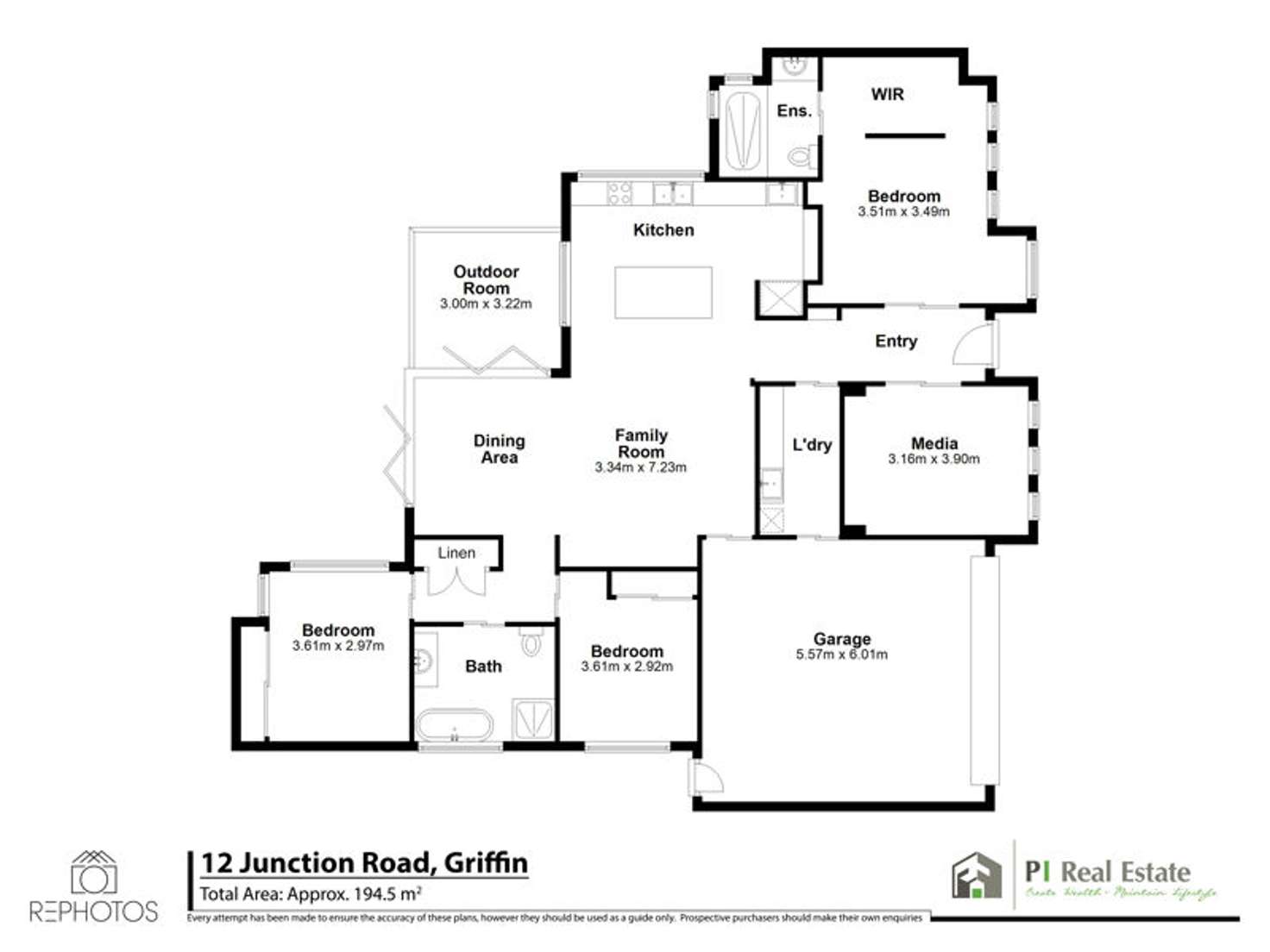 Floorplan of Homely house listing, 12 Junction Road, Griffin QLD 4503