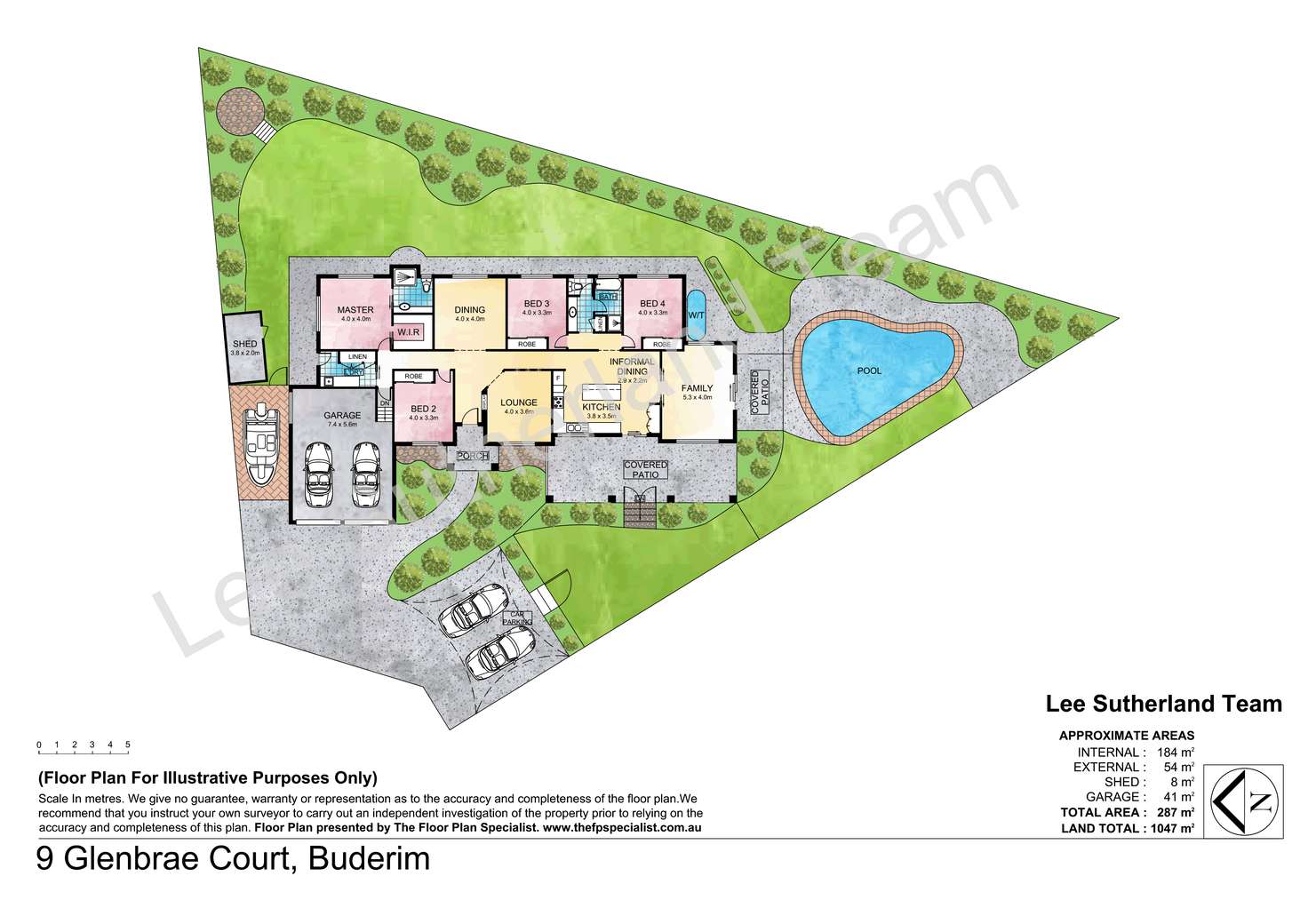 Floorplan of Homely house listing, 9 Glenbrae Ct, Buderim QLD 4556