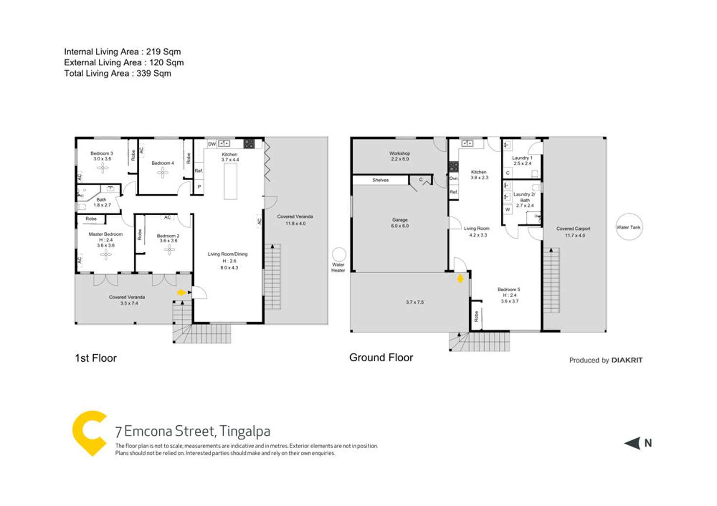 Floorplan of Homely house listing, 7 Emcona Street, Tingalpa QLD 4173
