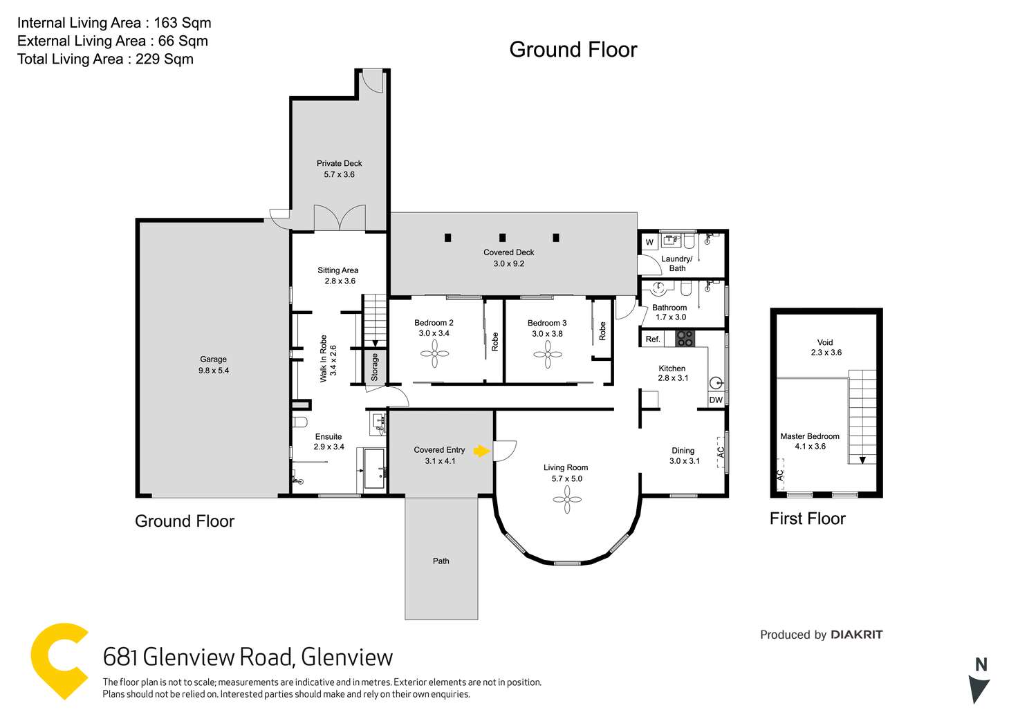 Floorplan of Homely house listing, 681 Glenview Road, Glenview QLD 4553