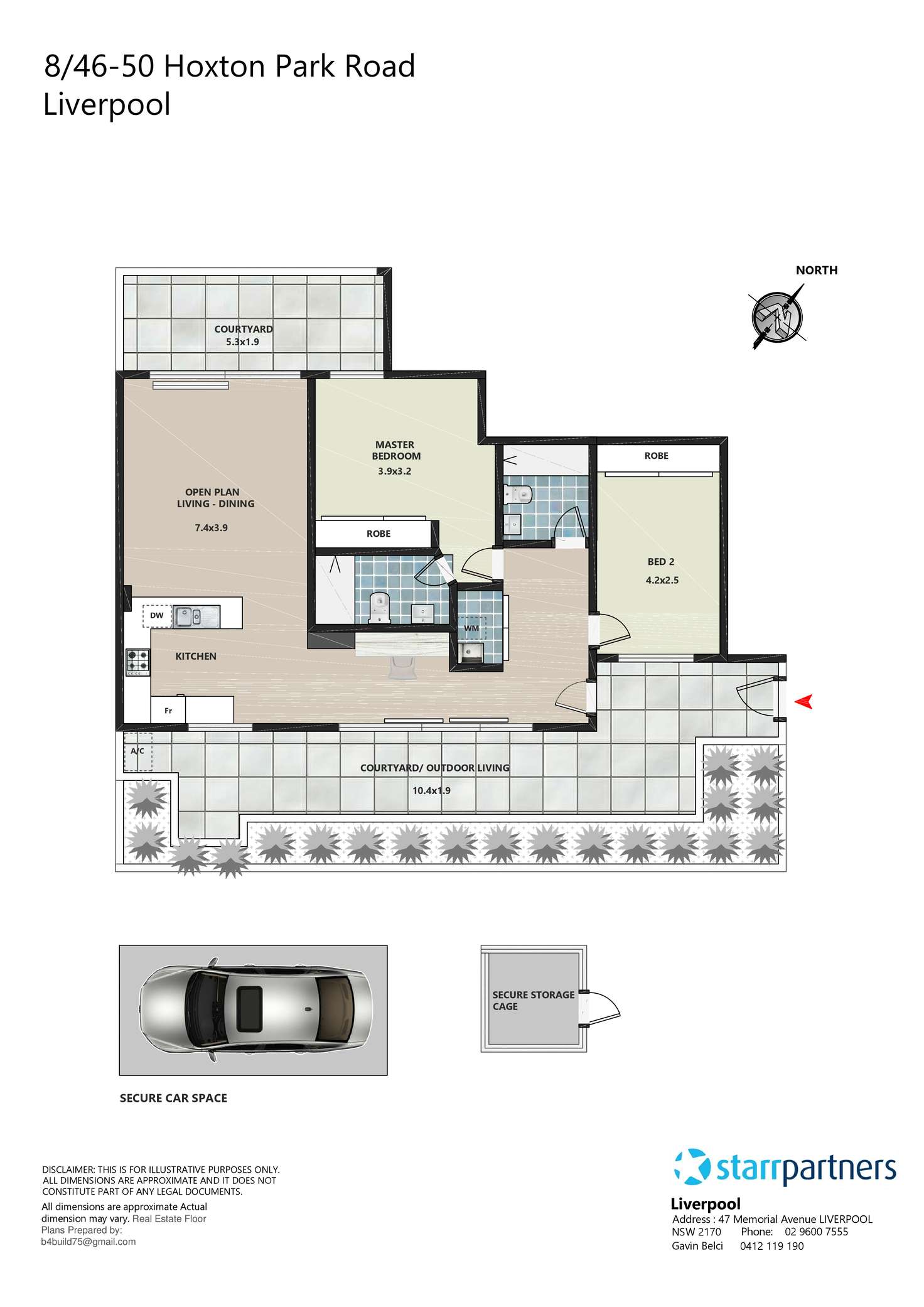 Floorplan of Homely unit listing, 6/46-50 HOXTON PARK ROAD, Liverpool NSW 2170