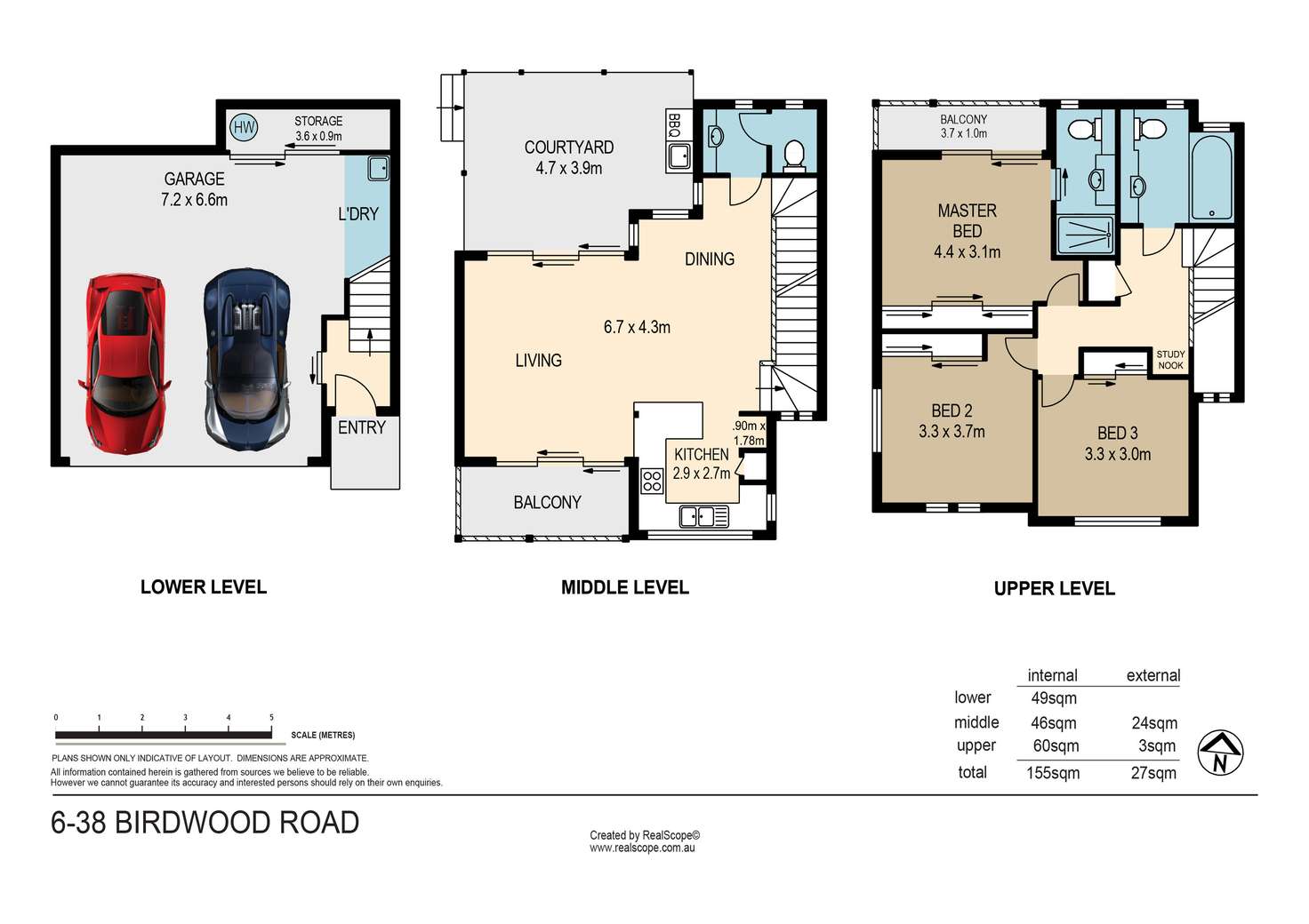 Floorplan of Homely townhouse listing, 6/38 Birdwood Road, Carina Heights QLD 4152