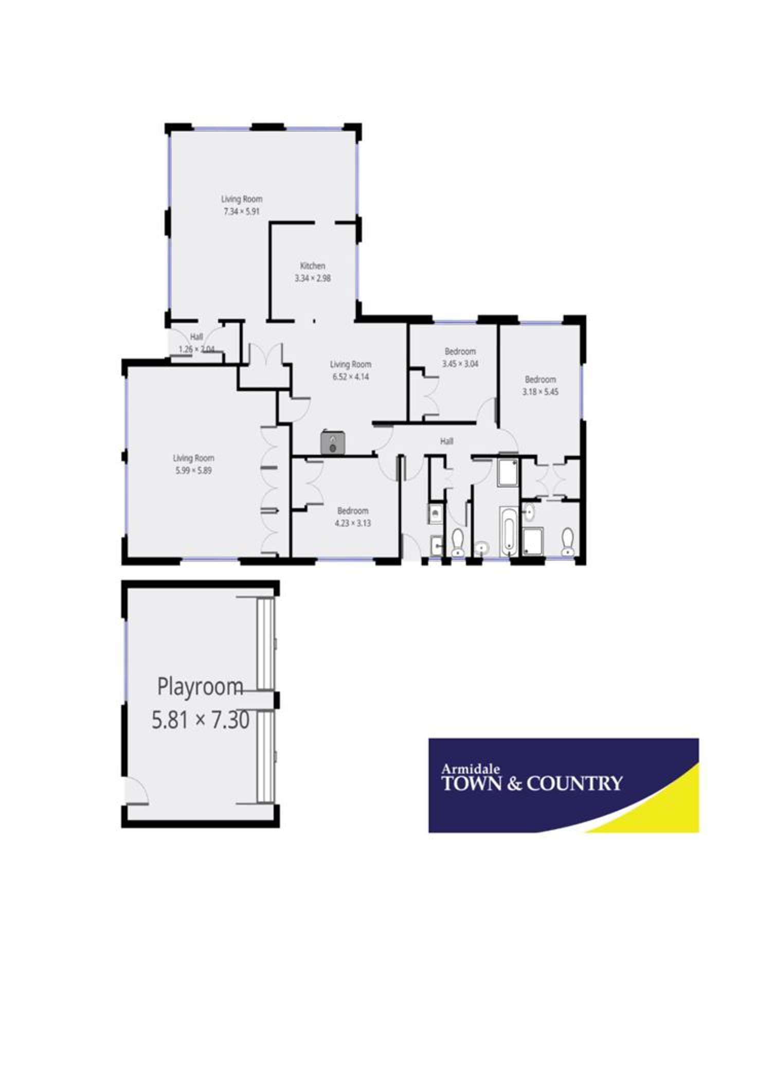 Floorplan of Homely acreageSemiRural listing, 70 Edward Drive, Armidale NSW 2350