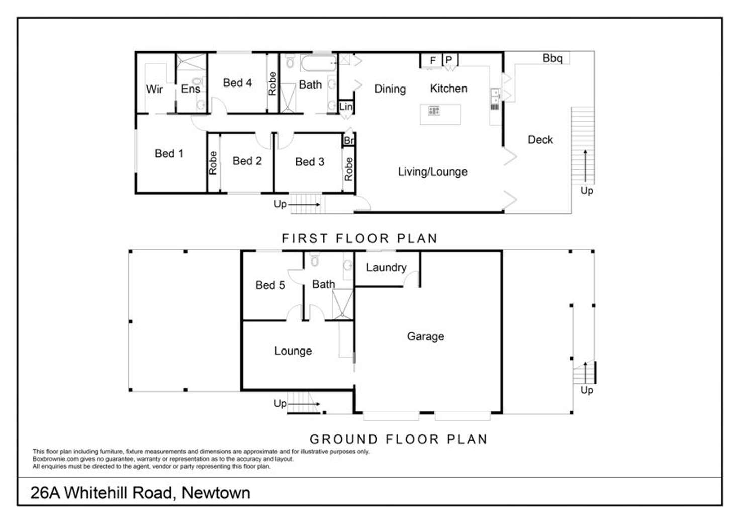 Floorplan of Homely house listing, 26A Whitehill Road, Newtown QLD 4305