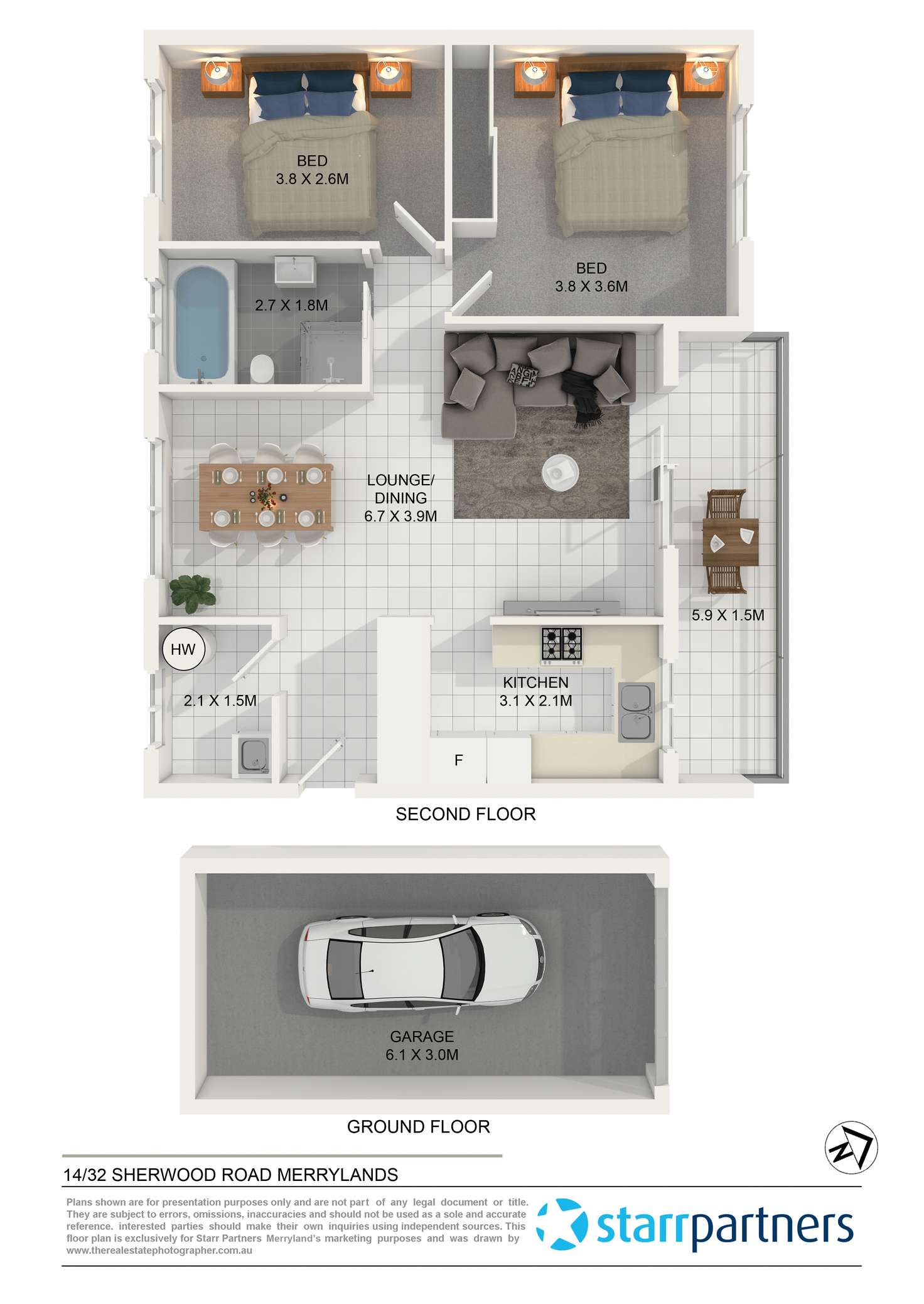 Floorplan of Homely unit listing, 14/32 Sherwood Road, Merrylands NSW 2160