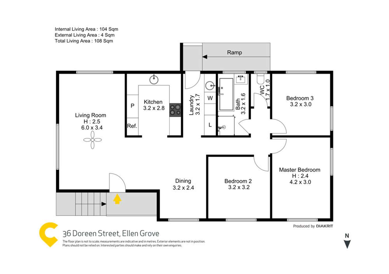 Floorplan of Homely house listing, 36 Doreen Street, Ellen Grove QLD 4078