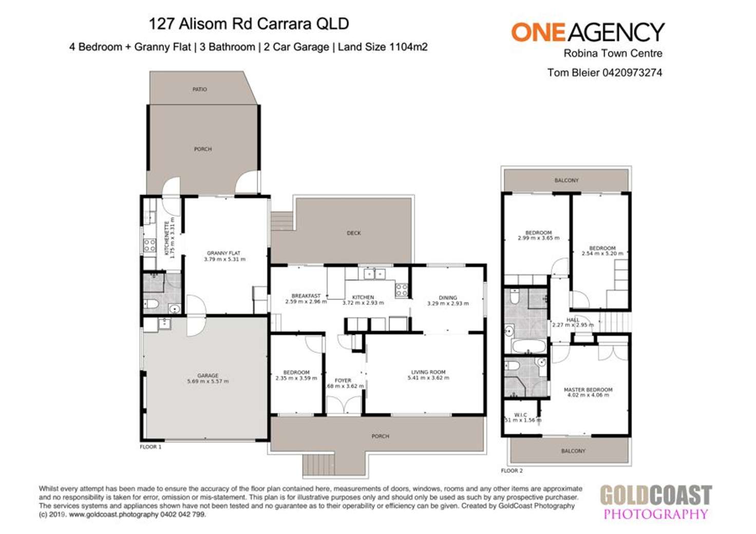 Floorplan of Homely house listing, 127 Alison Road, Carrara QLD 4211