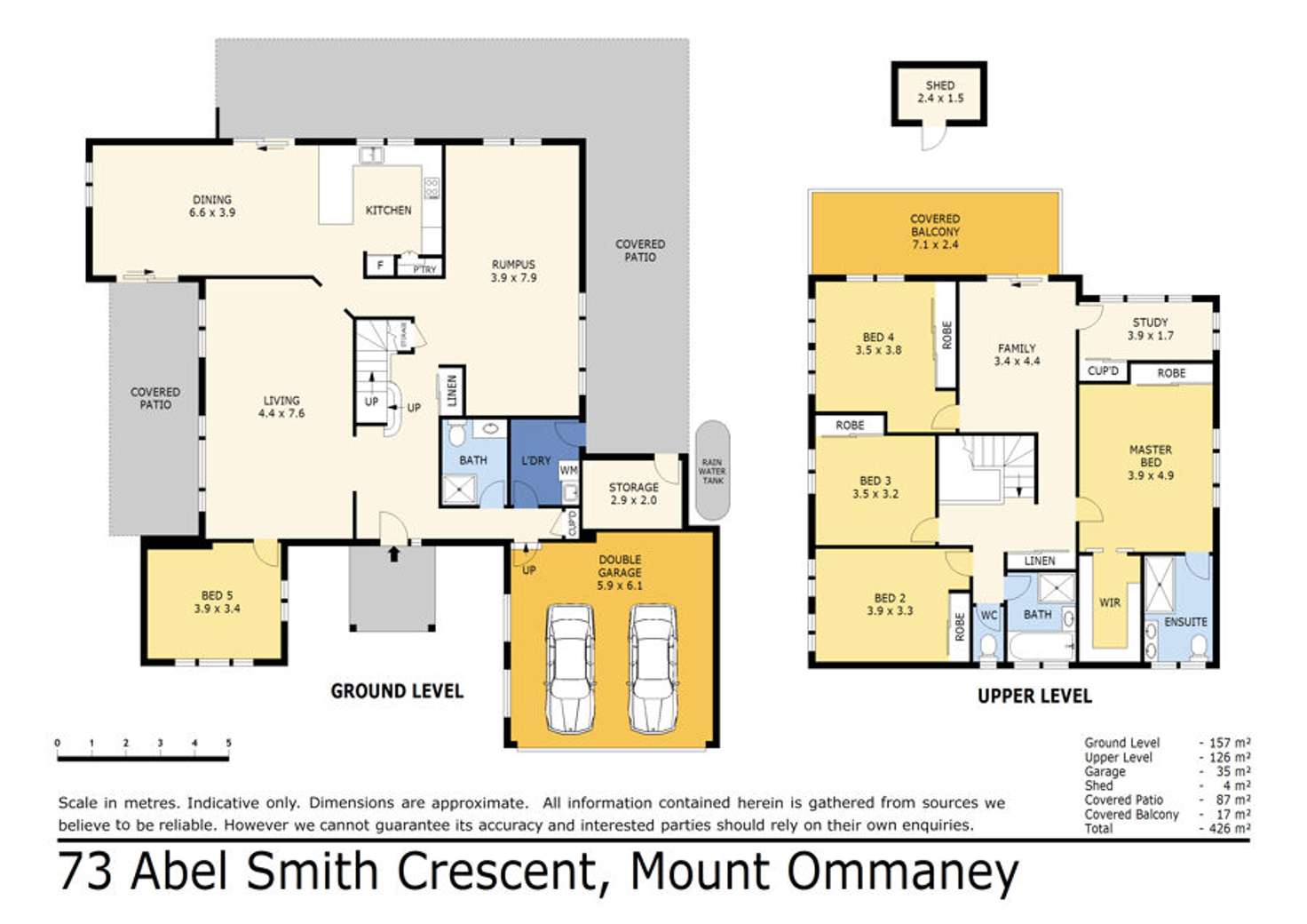 Floorplan of Homely house listing, 73 Abel Smith Crescent, Mount Ommaney QLD 4074
