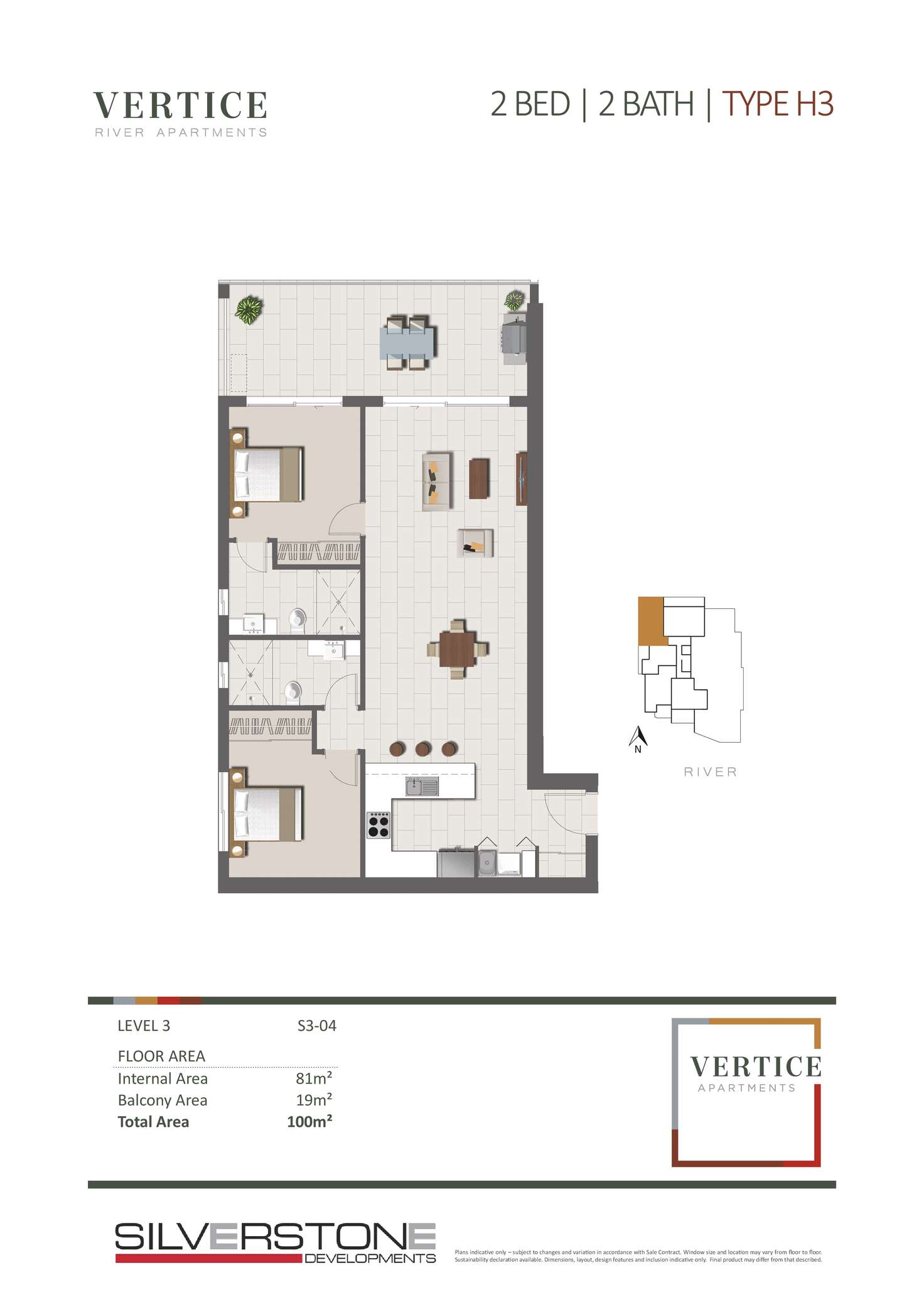 Floorplan of Homely apartment listing, 2304/8 Lochaber Street, Dutton Park QLD 4102