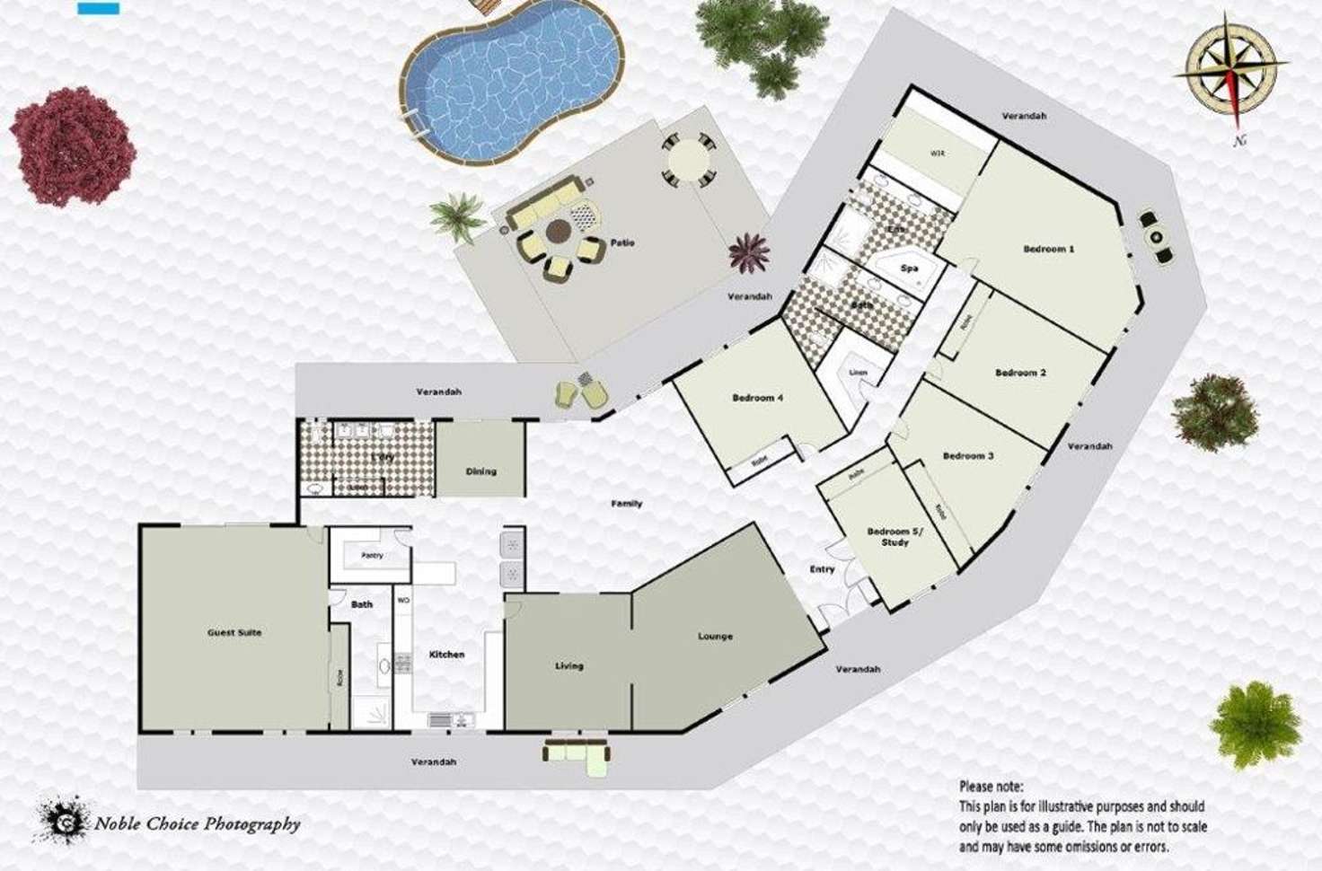Floorplan of Homely acreageSemiRural listing, 21 Coplick Cr, Buccan QLD 4207