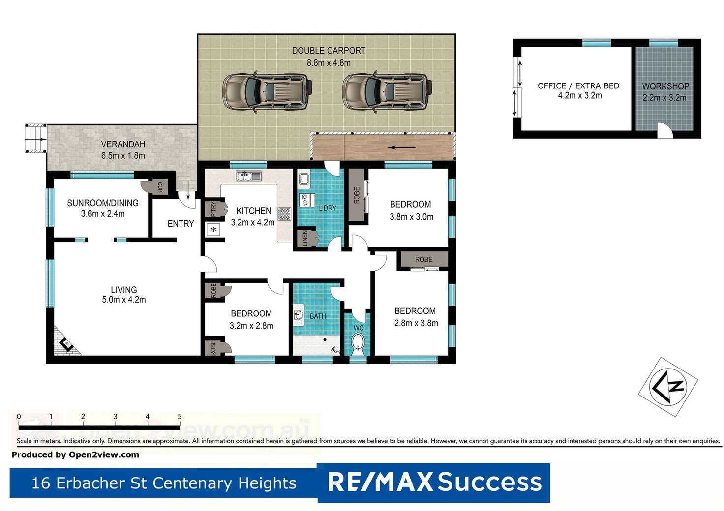 Floorplan of Homely house listing, 16 Erbacher Street, Centenary Heights QLD 4350