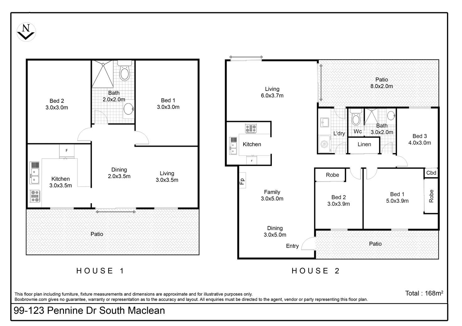Floorplan of Homely acreageSemiRural listing, 99-123 Pennine Dr, South Maclean QLD 4280