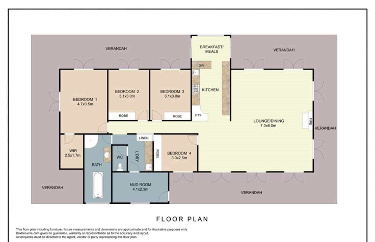 Floorplan of Homely acreageSemiRural listing, 209 Scotts Road, Booroobin QLD 4552