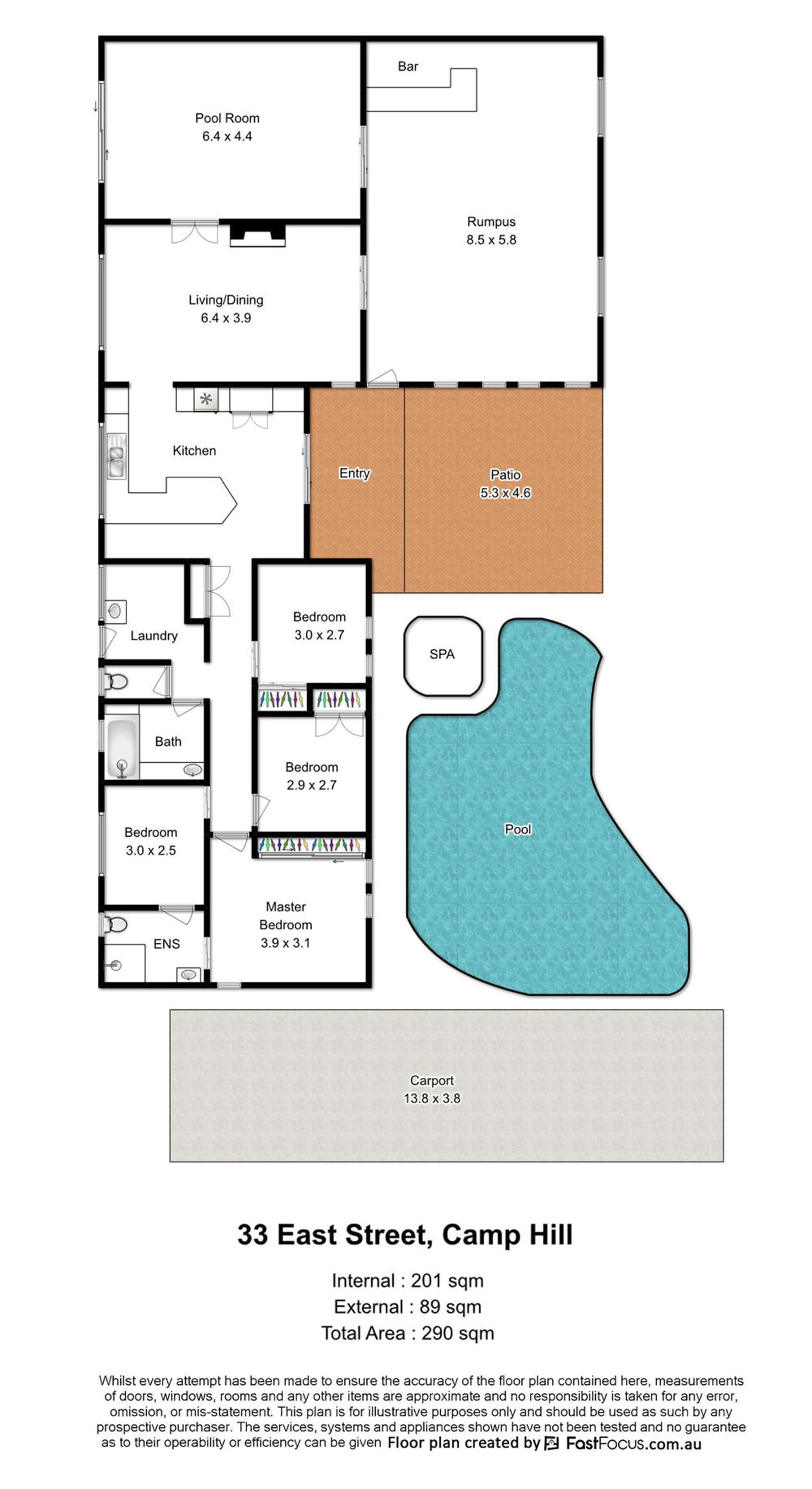 Floorplan of Homely house listing, 33 East Street, Camp Hill QLD 4152