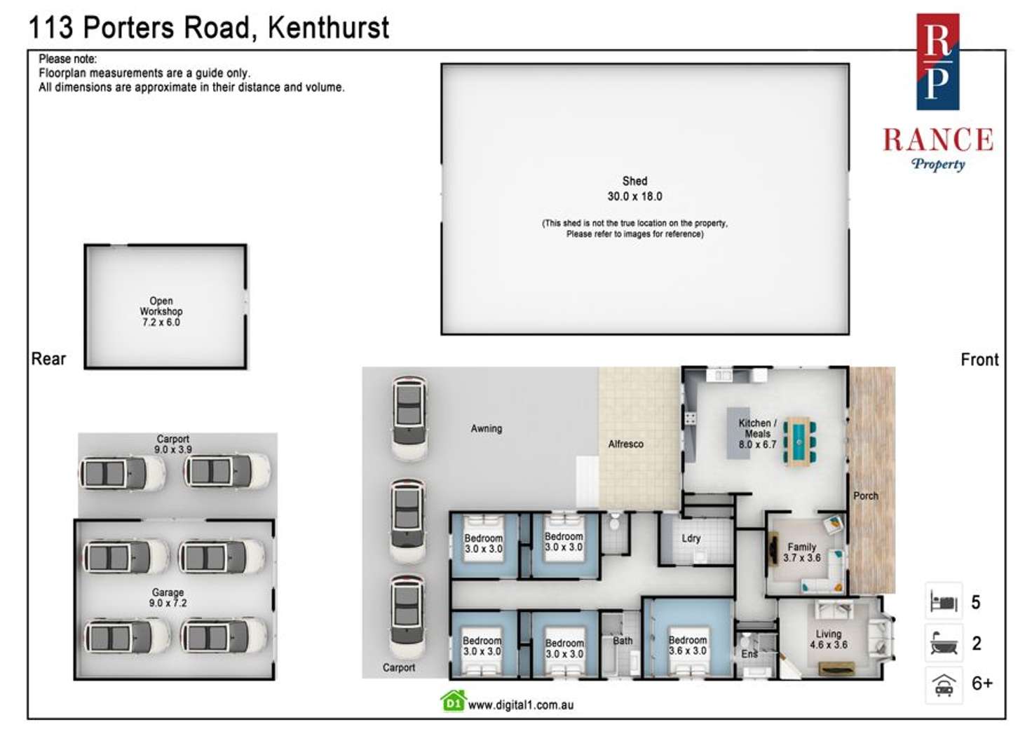 Floorplan of Homely house listing, 113 Porters Road, Kenthurst NSW 2156
