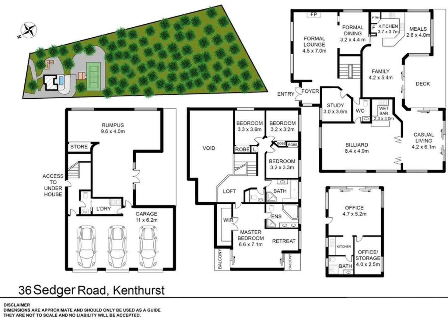 Floorplan of Homely house listing, 36 Sedger Road, Kenthurst NSW 2156