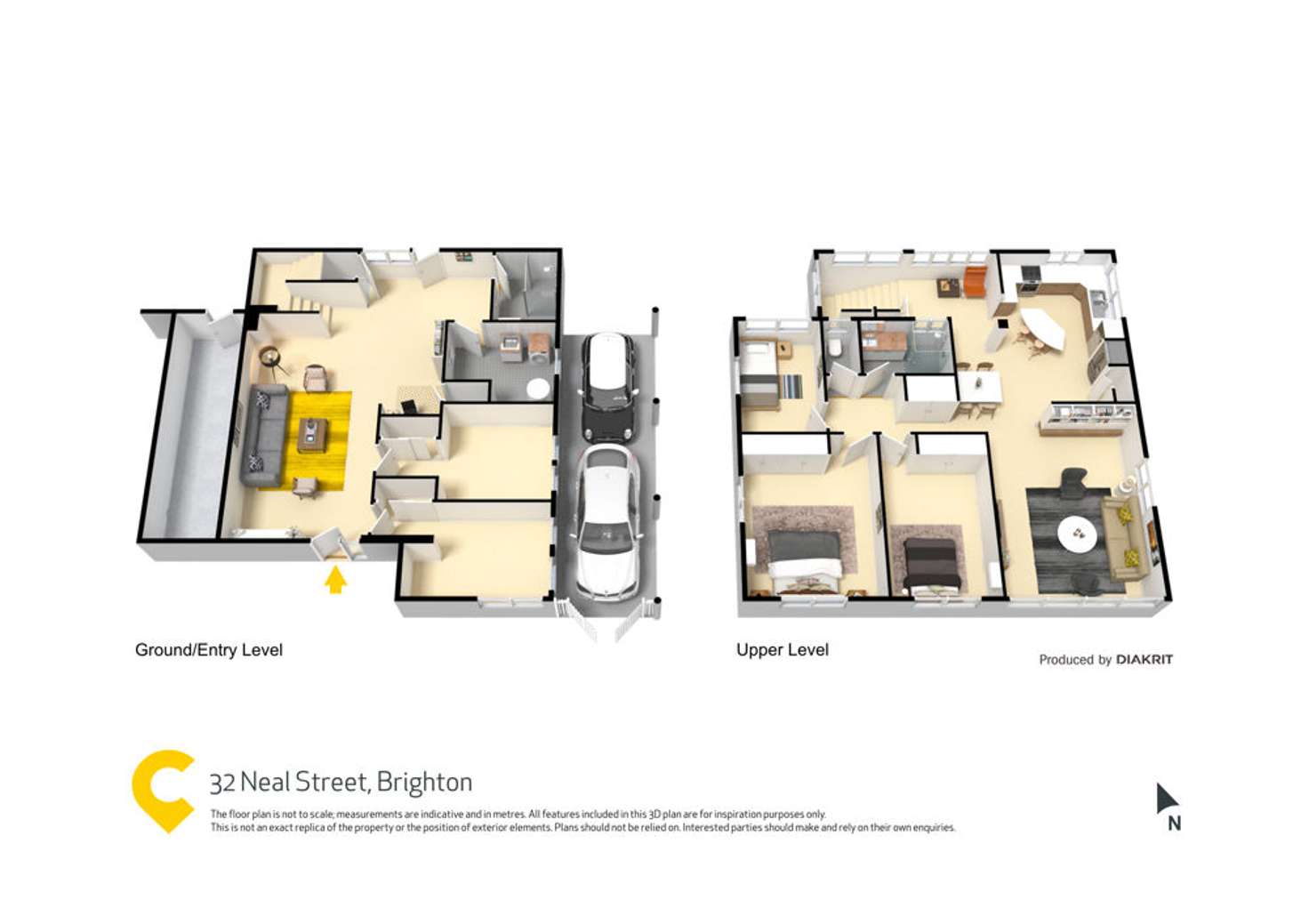 Floorplan of Homely house listing, 32 Neal Street, Brighton QLD 4017