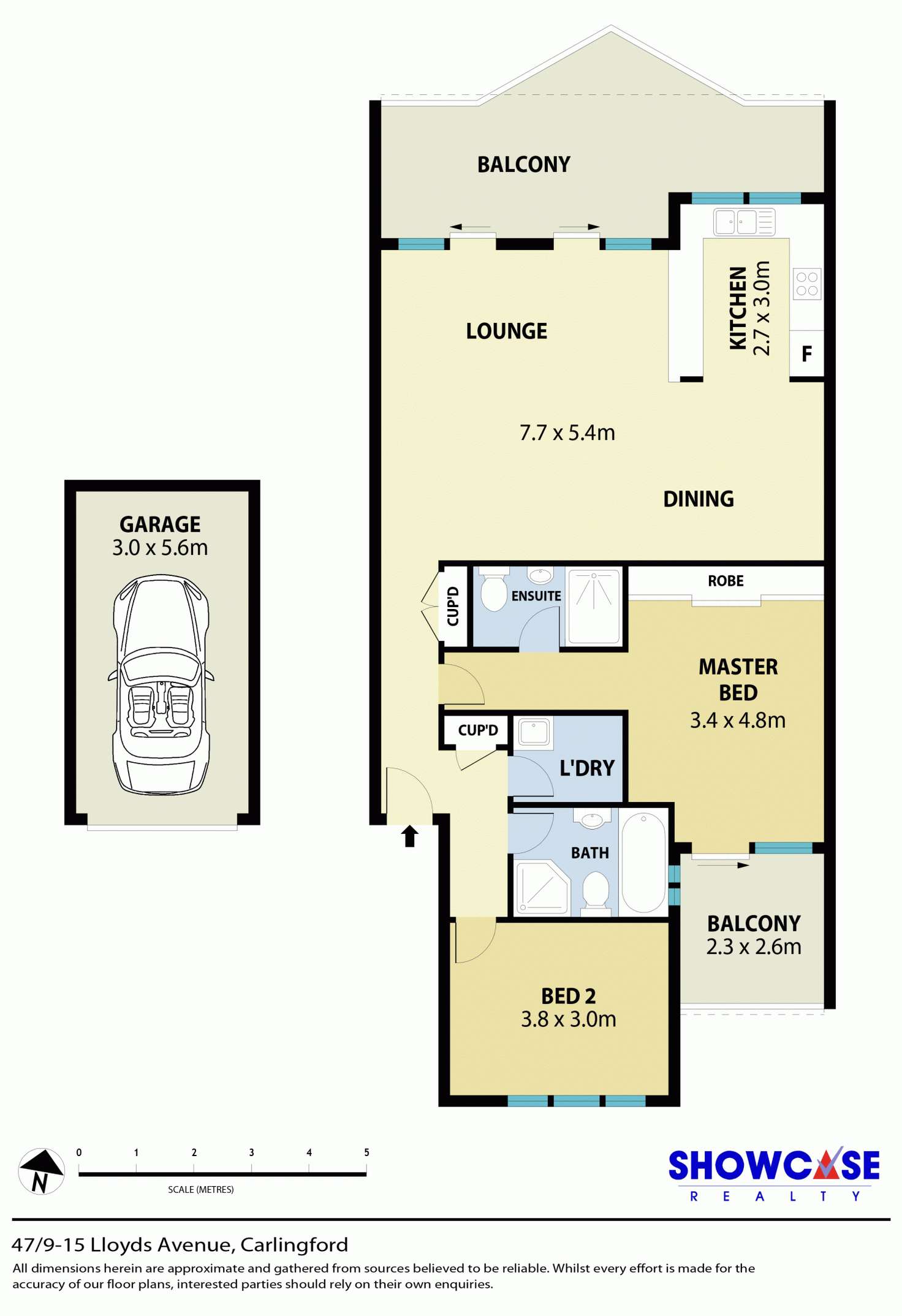 Floorplan of Homely unit listing, 47/9-15 Lloyds Avenue, Carlingford NSW 2118