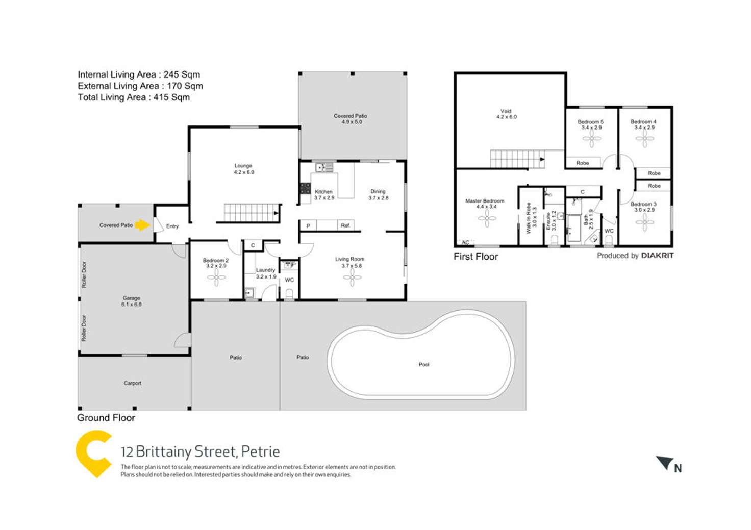 Floorplan of Homely house listing, 12 Brittainy Street, Petrie QLD 4502