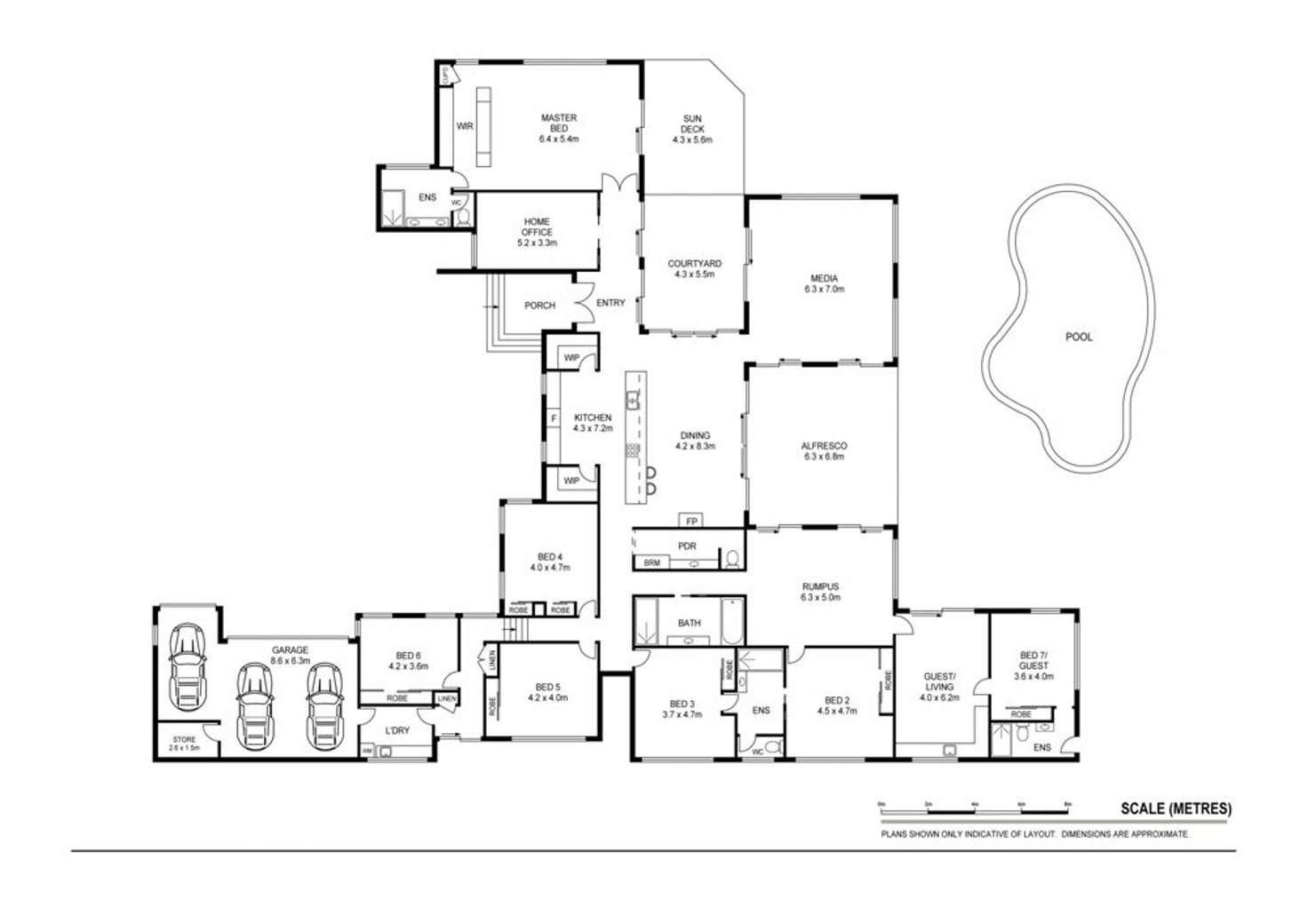 Floorplan of Homely acreageSemiRural listing, 23-25 Triton Court, Ningi QLD 4511