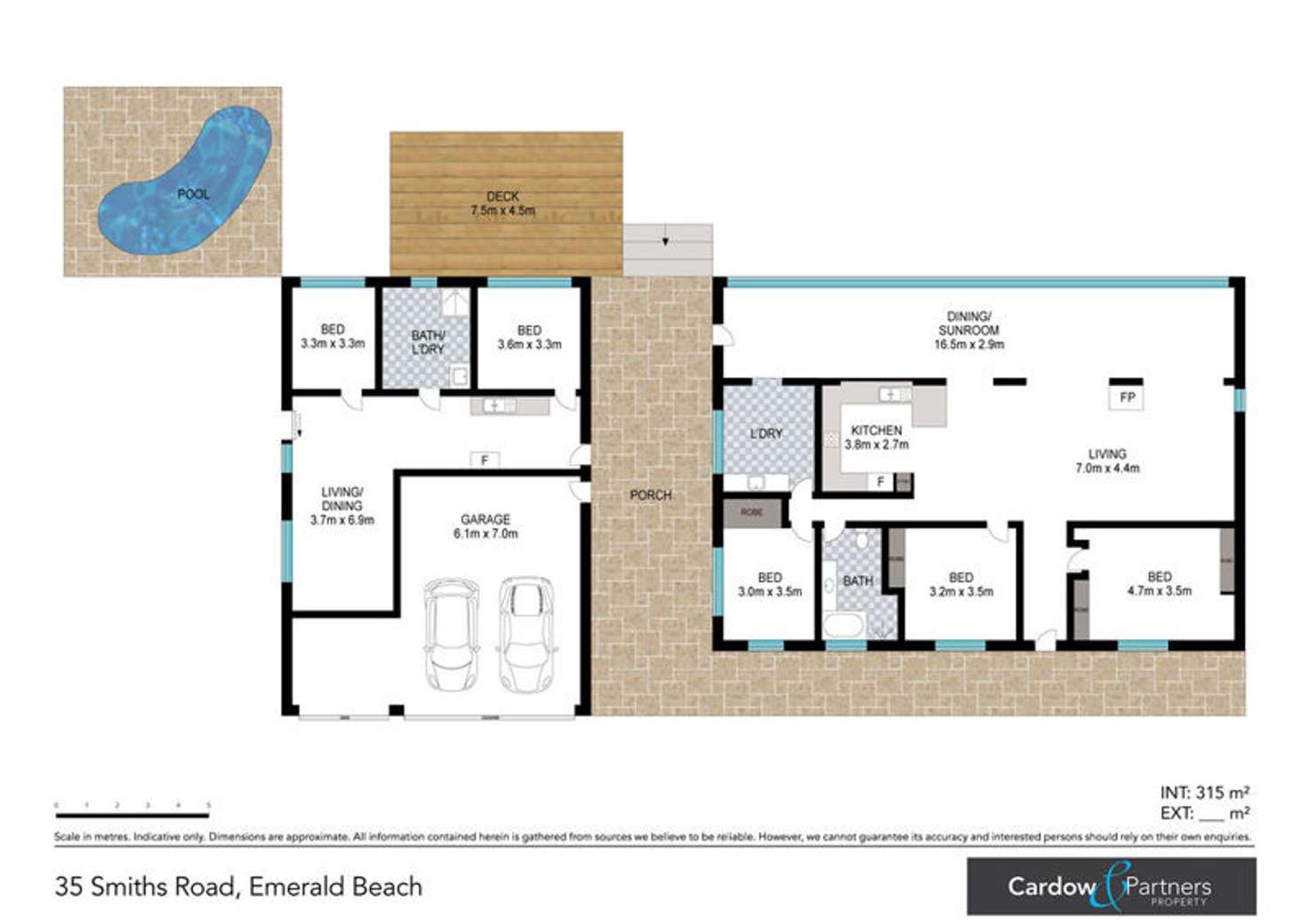 Floorplan of Homely acreageSemiRural listing, 35 Smiths Road, Emerald Beach NSW 2456