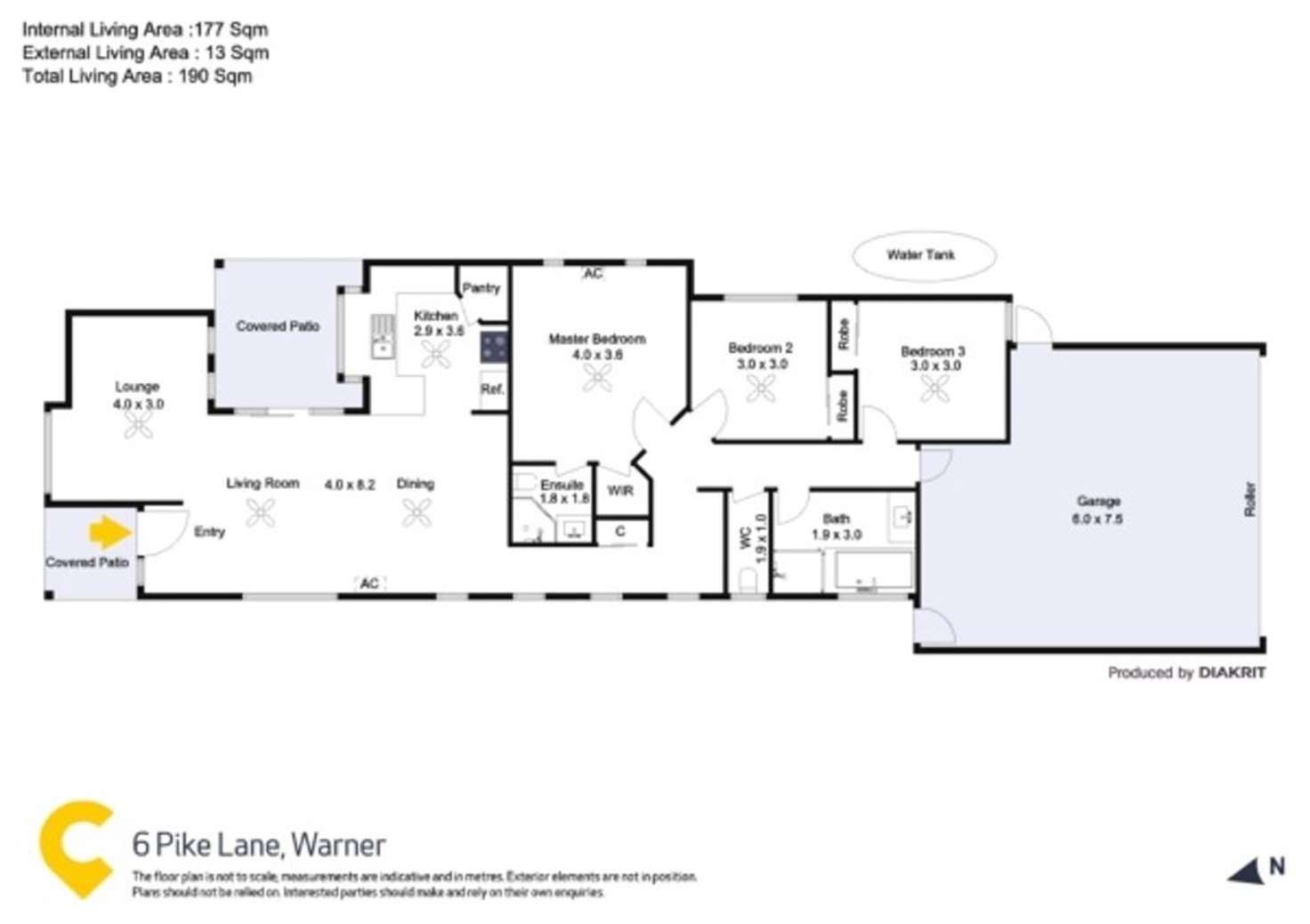 Floorplan of Homely house listing, 6 Pike Lane, Warner QLD 4500