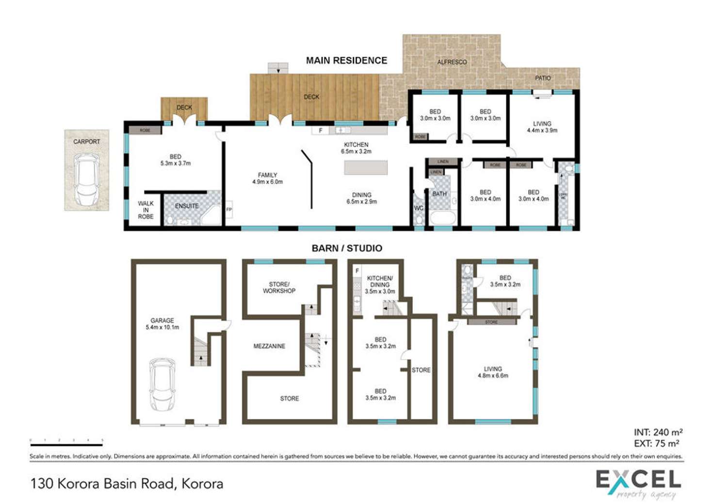 Floorplan of Homely acreageSemiRural listing, 130 Korora Basin Road, Korora NSW 2450