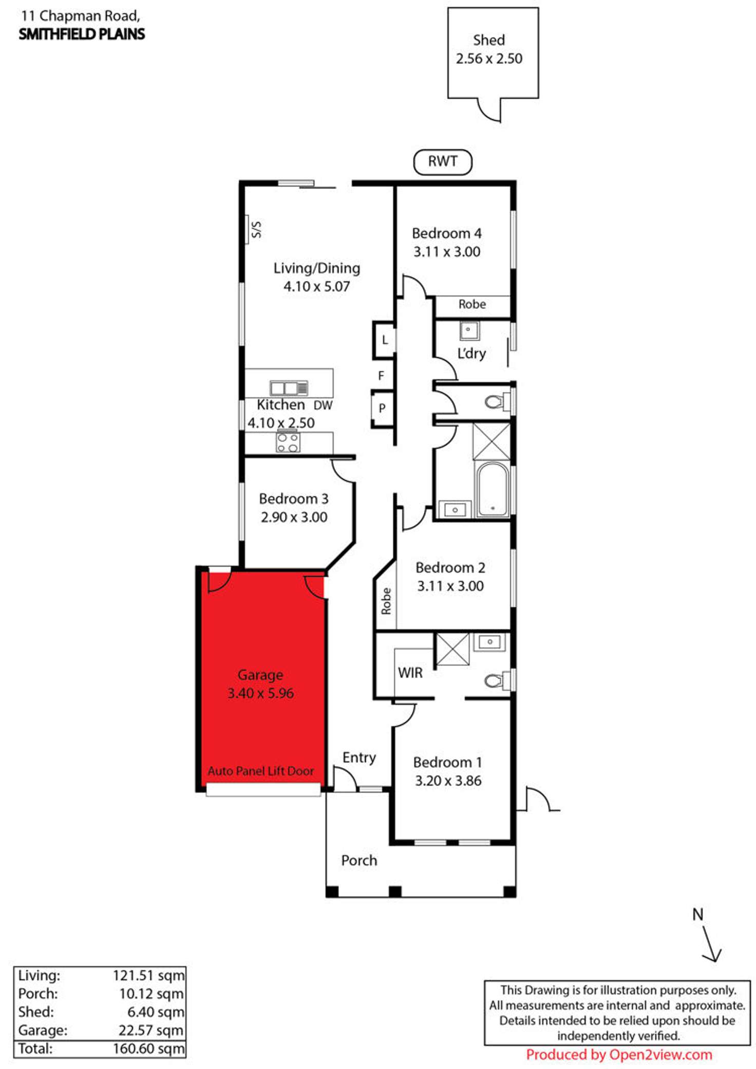 Floorplan of Homely house listing, 11 Chapman Road, Smithfield Plains SA 5114