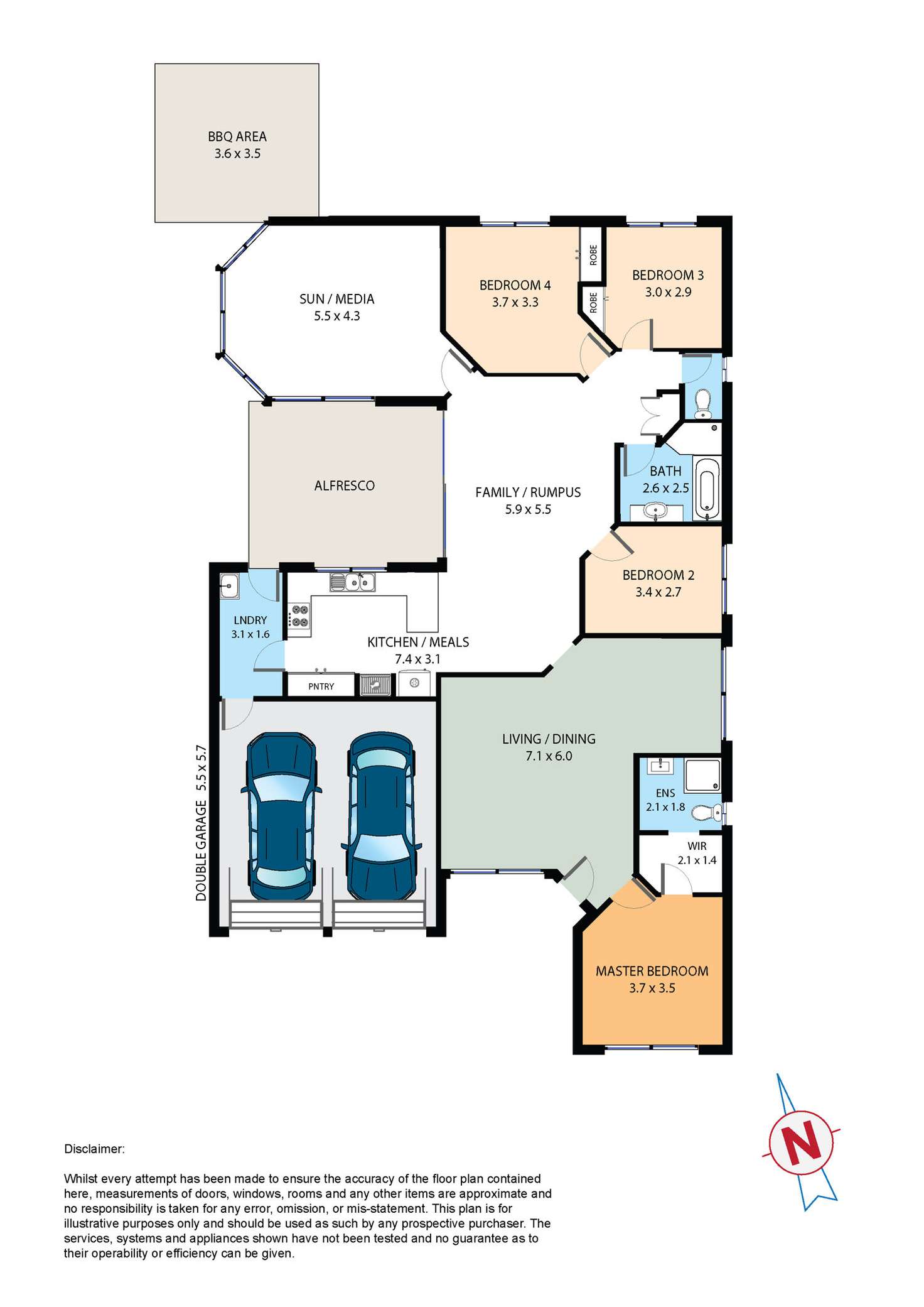 Floorplan of Homely house listing, 11 Diana Ave, Kellyville NSW 2155