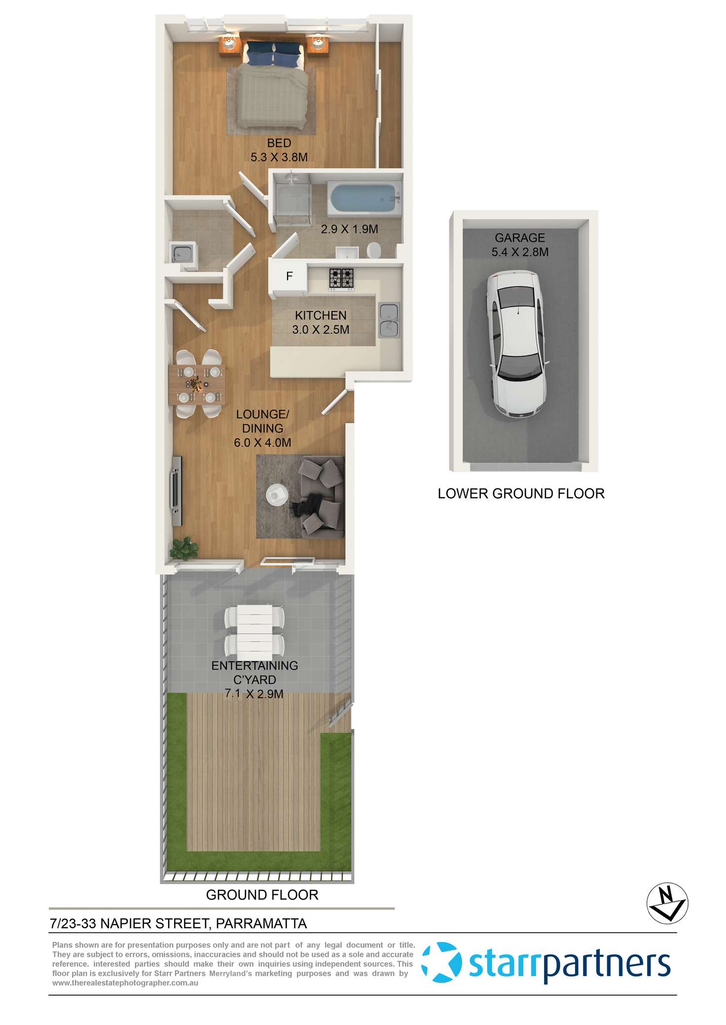Floorplan of Homely unit listing, 7/23-33 Napier Street, Parramatta NSW 2150