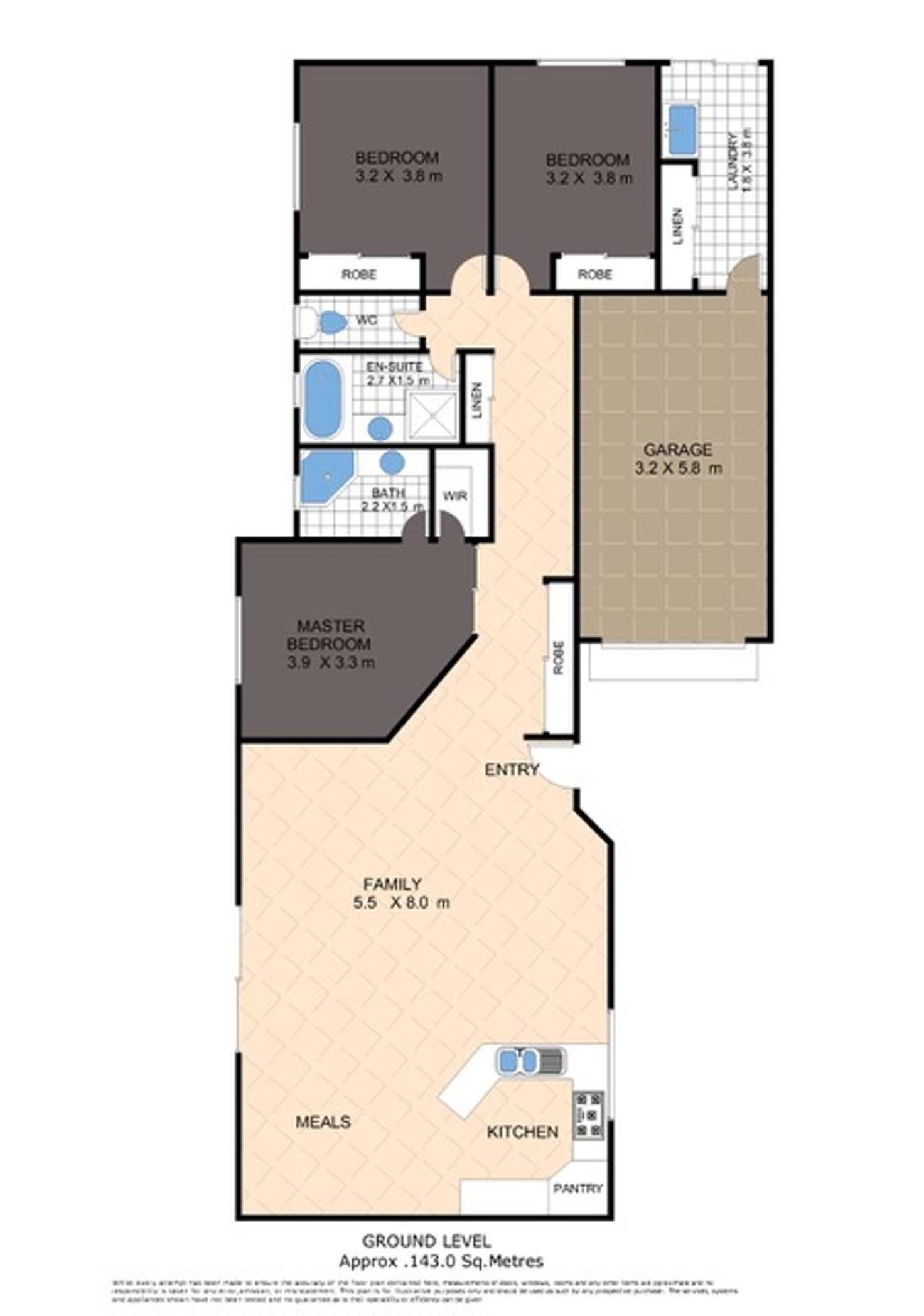 Floorplan of Homely unit listing, 2/6 Luck Street, Darling Heights QLD 4350