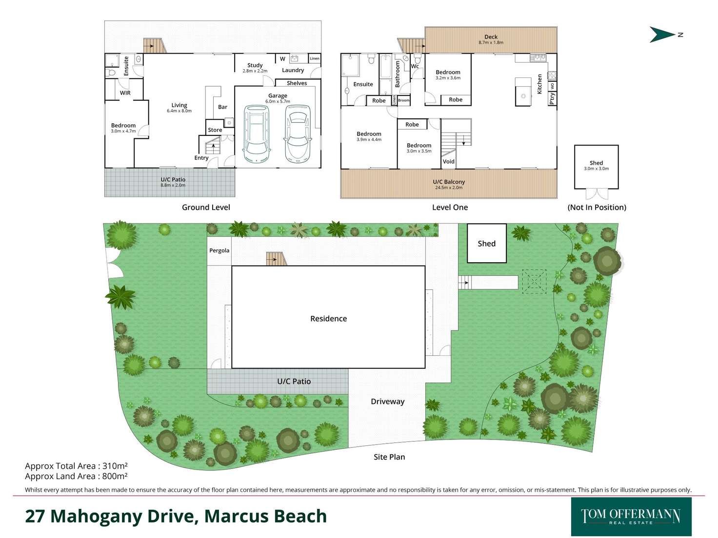 Floorplan of Homely house listing, 27 Mahogany Drive, Marcus Beach QLD 4573